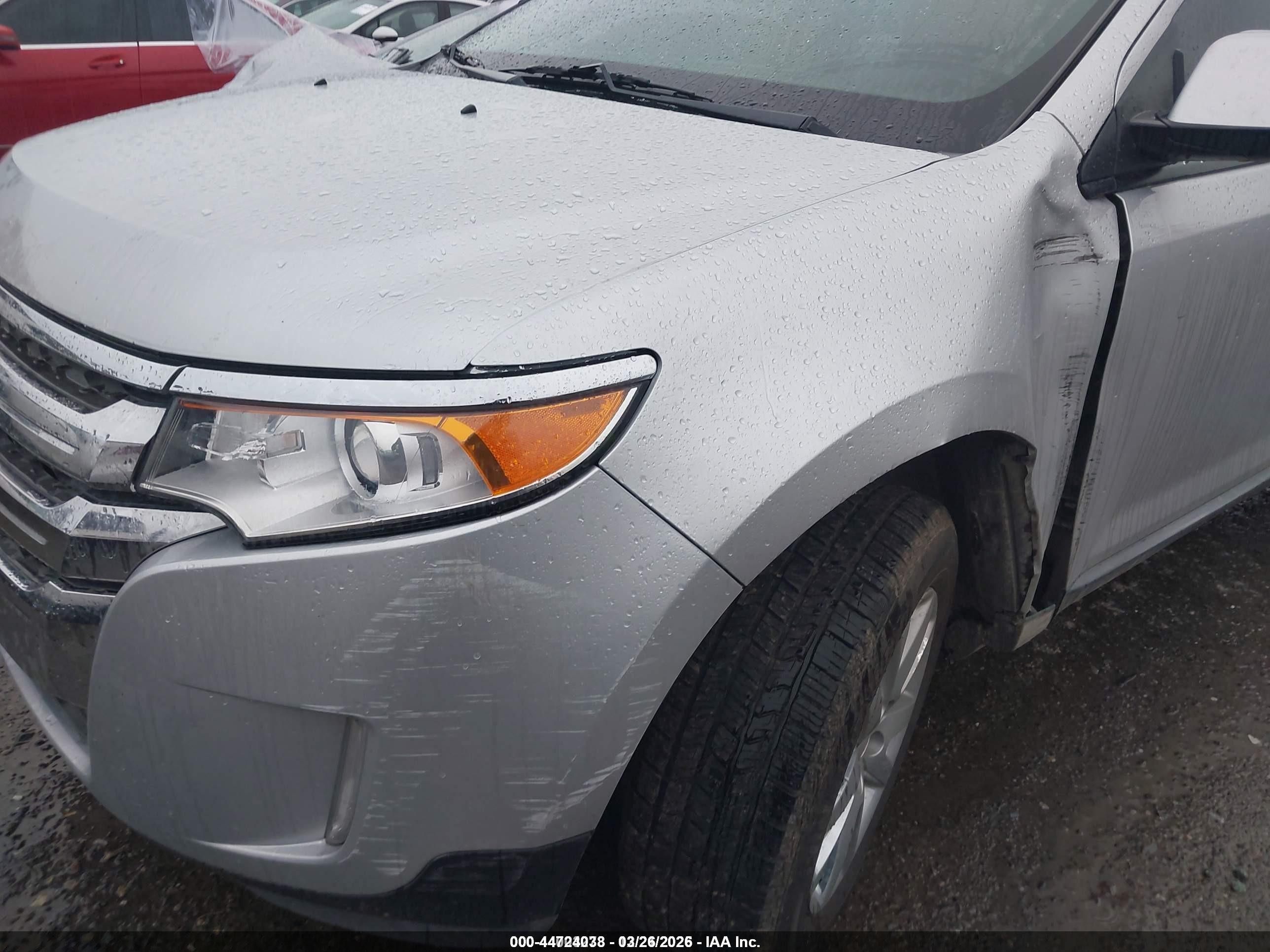 2011 Ford Edge Sel Silver vin: 2FMDK4JCXBBA72641