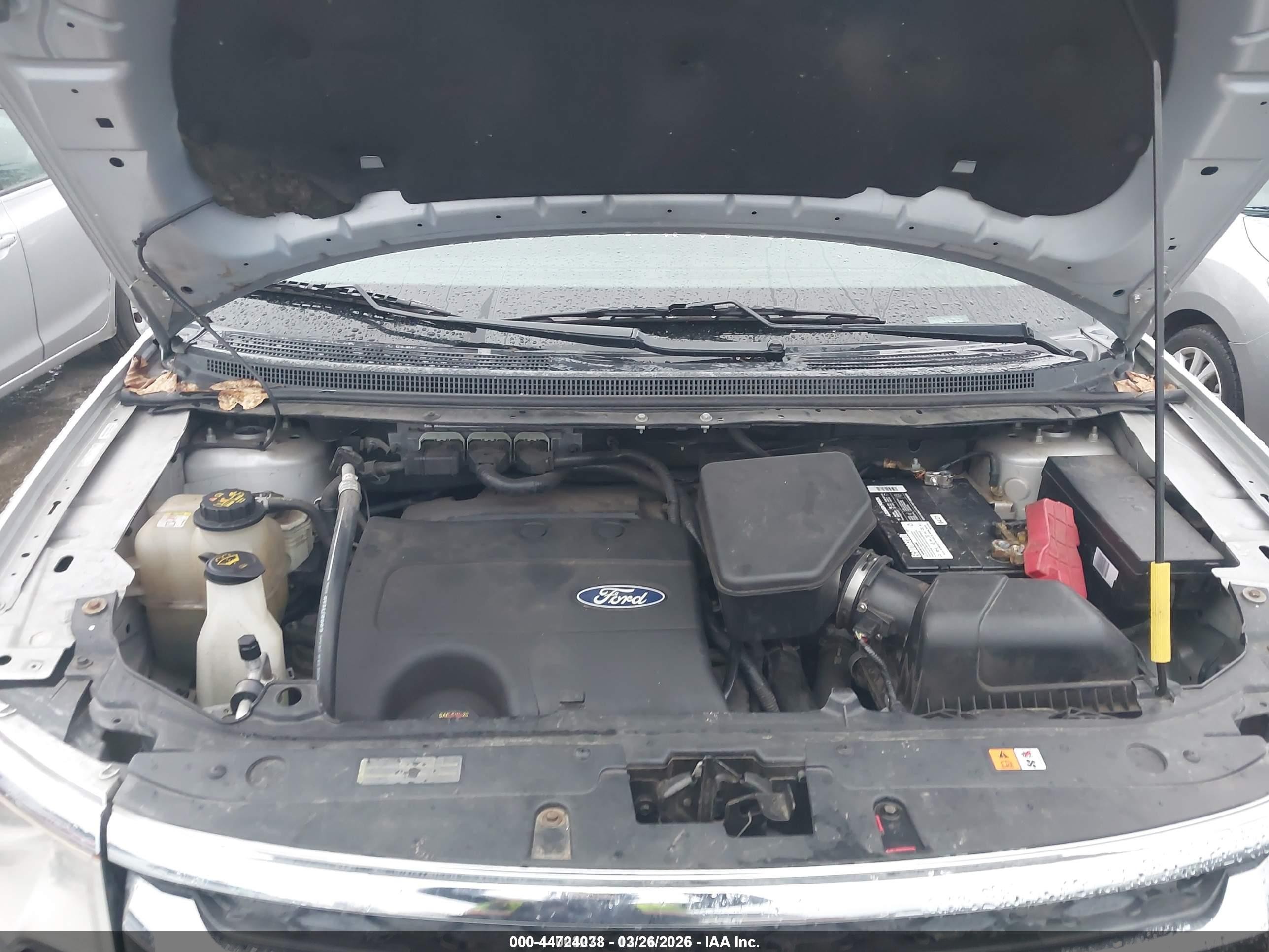 2011 Ford Edge Sel Silver vin: 2FMDK4JCXBBA72641