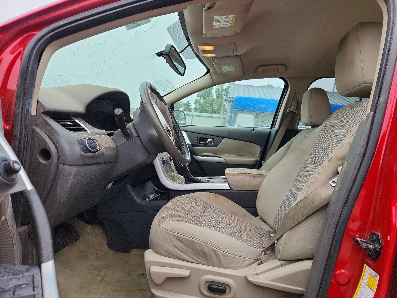 2011 Ford Edge Sel Red vin: 2FMDK4JCXBBA89777