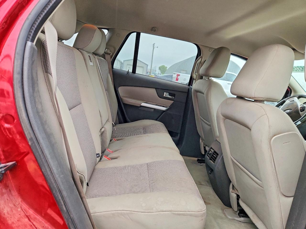 2011 Ford Edge Sel Red vin: 2FMDK4JCXBBA89777