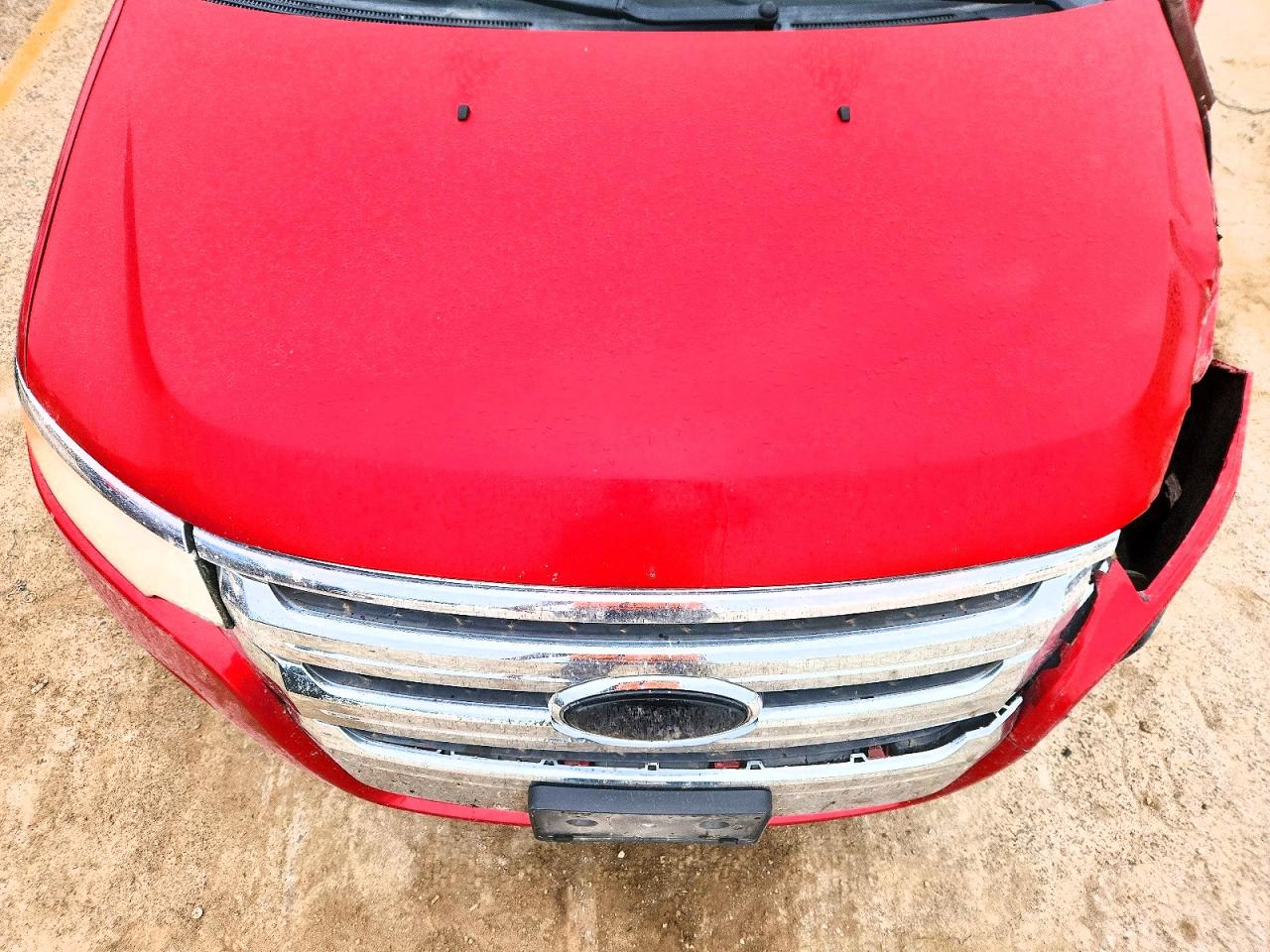 2011 Ford Edge Sel Red vin: 2FMDK4JCXBBA89777