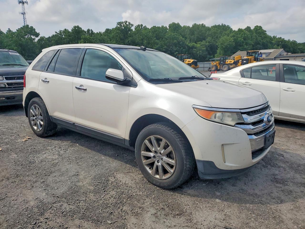 2011 Ford Edge Sel White vin: 2FMDK4JCXBBA90959