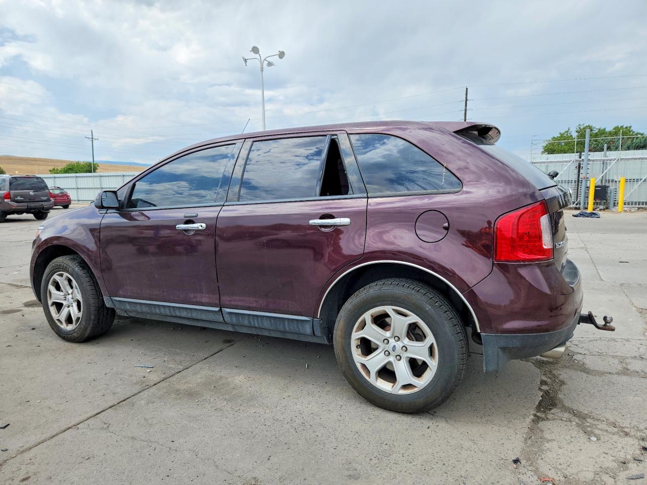 2011 Ford Edge Sel Maroon vin: 2FMDK4JCXBBA92260