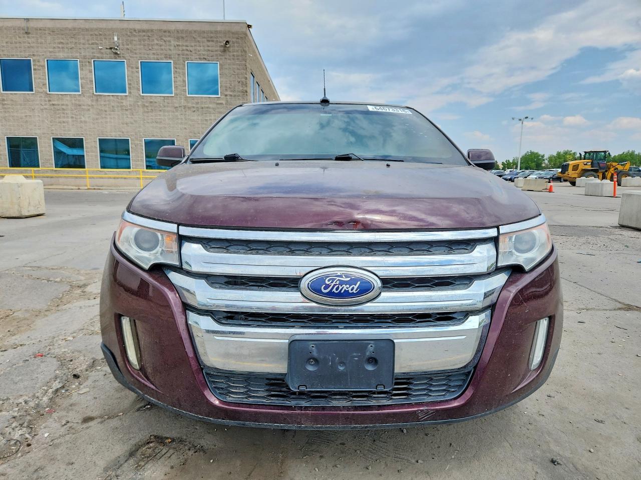 2011 Ford Edge Sel Maroon vin: 2FMDK4JCXBBA92260