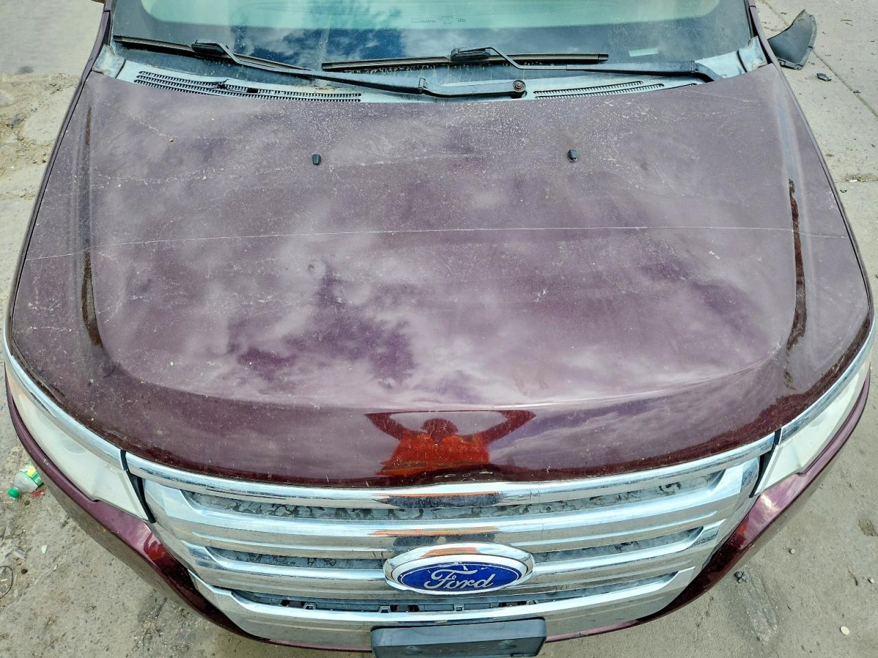 2011 Ford Edge Sel Maroon vin: 2FMDK4JCXBBA92260