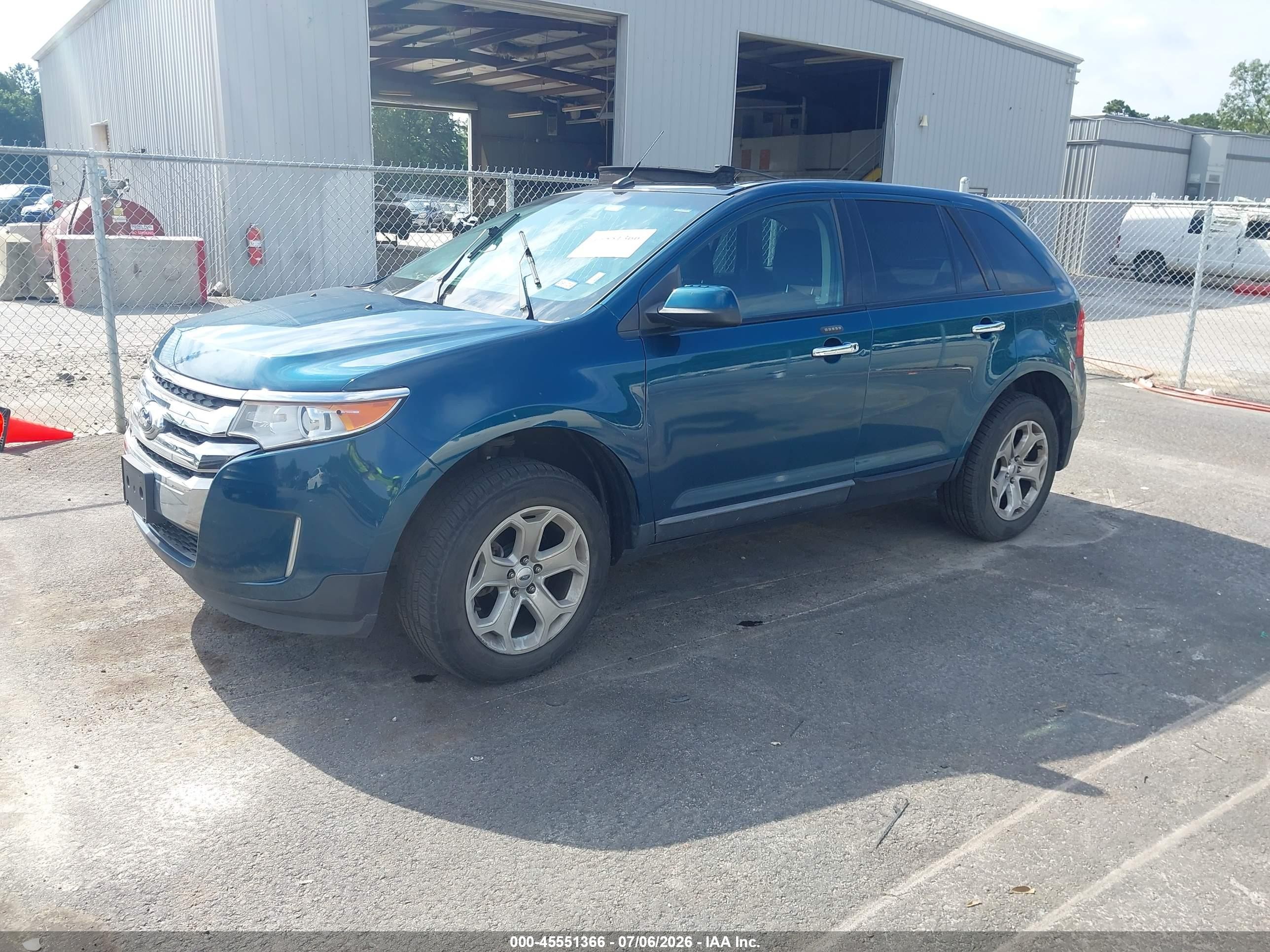 2011 Ford Edge Sel Синий vin: 2FMDK4JCXBBB09753