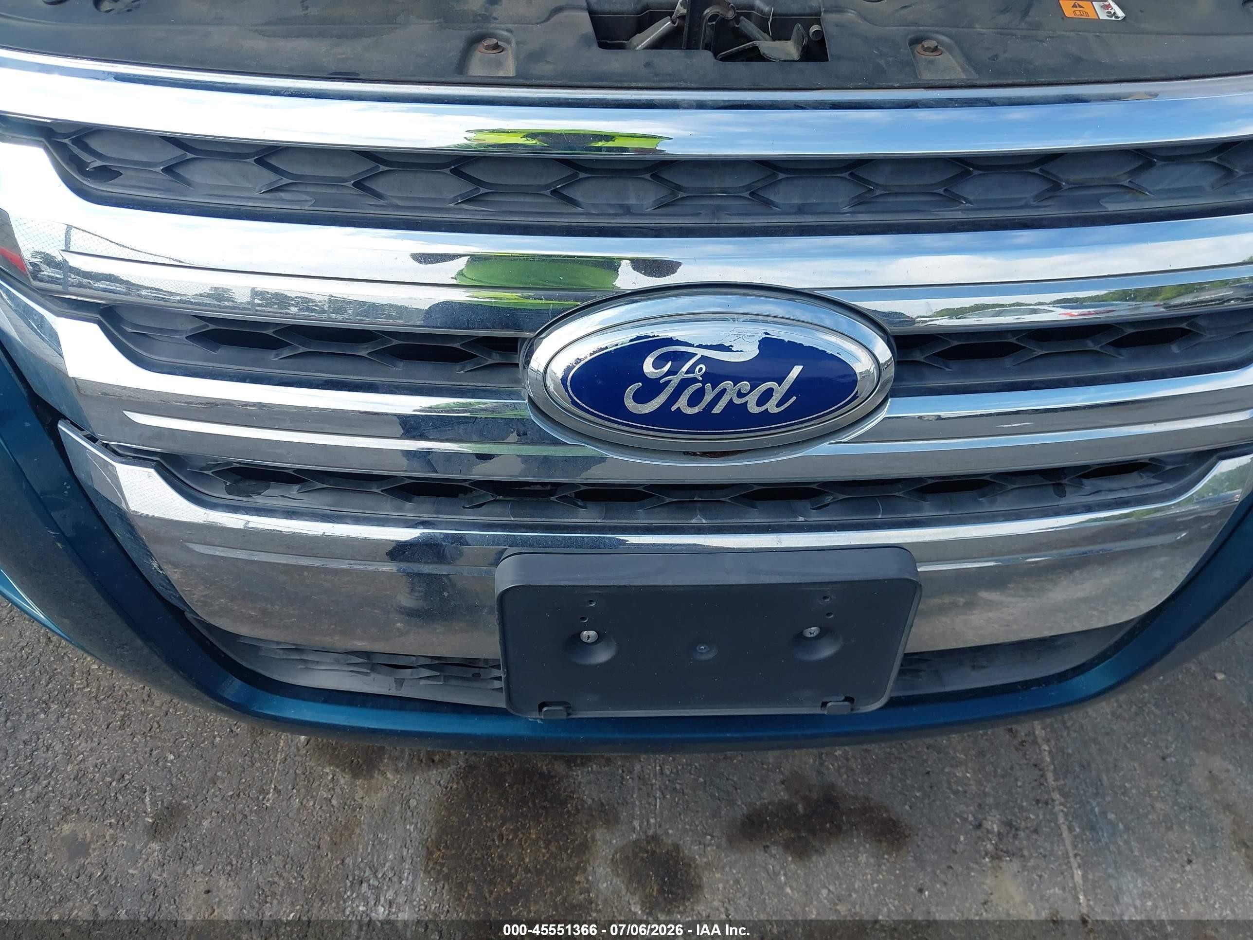 2011 Ford Edge Sel Синий vin: 2FMDK4JCXBBB09753