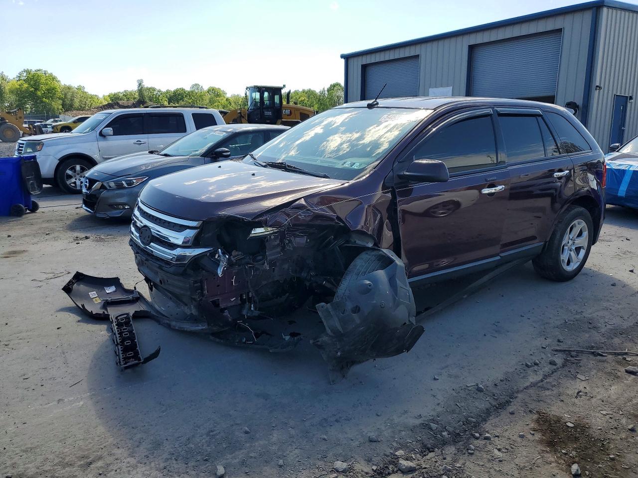 2011 Ford Edge Sel Темно-бордовый vin: 2FMDK4JCXBBB17674