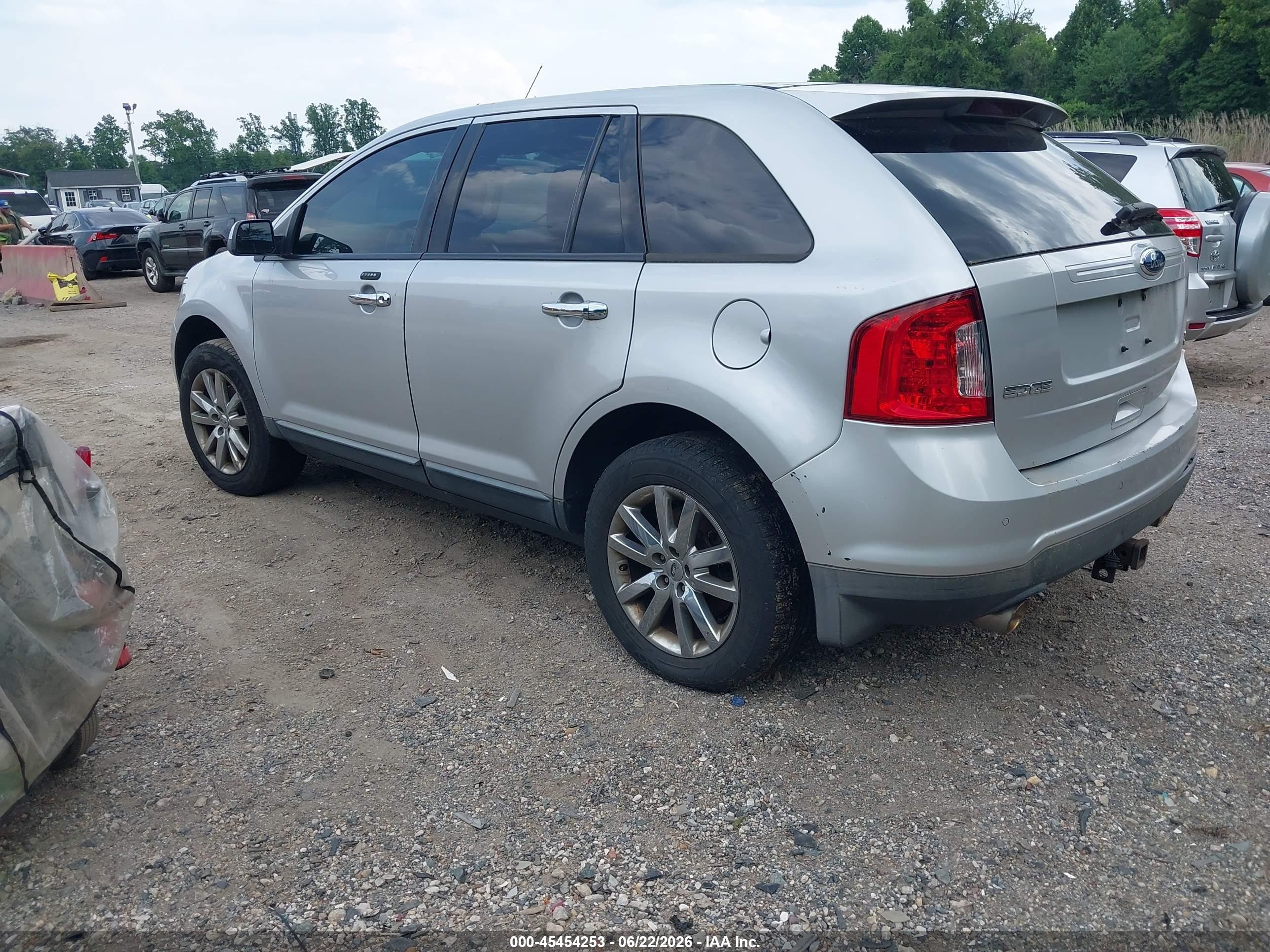 2011 Ford Edge Sel Silver vin: 2FMDK4JCXBBB65367
