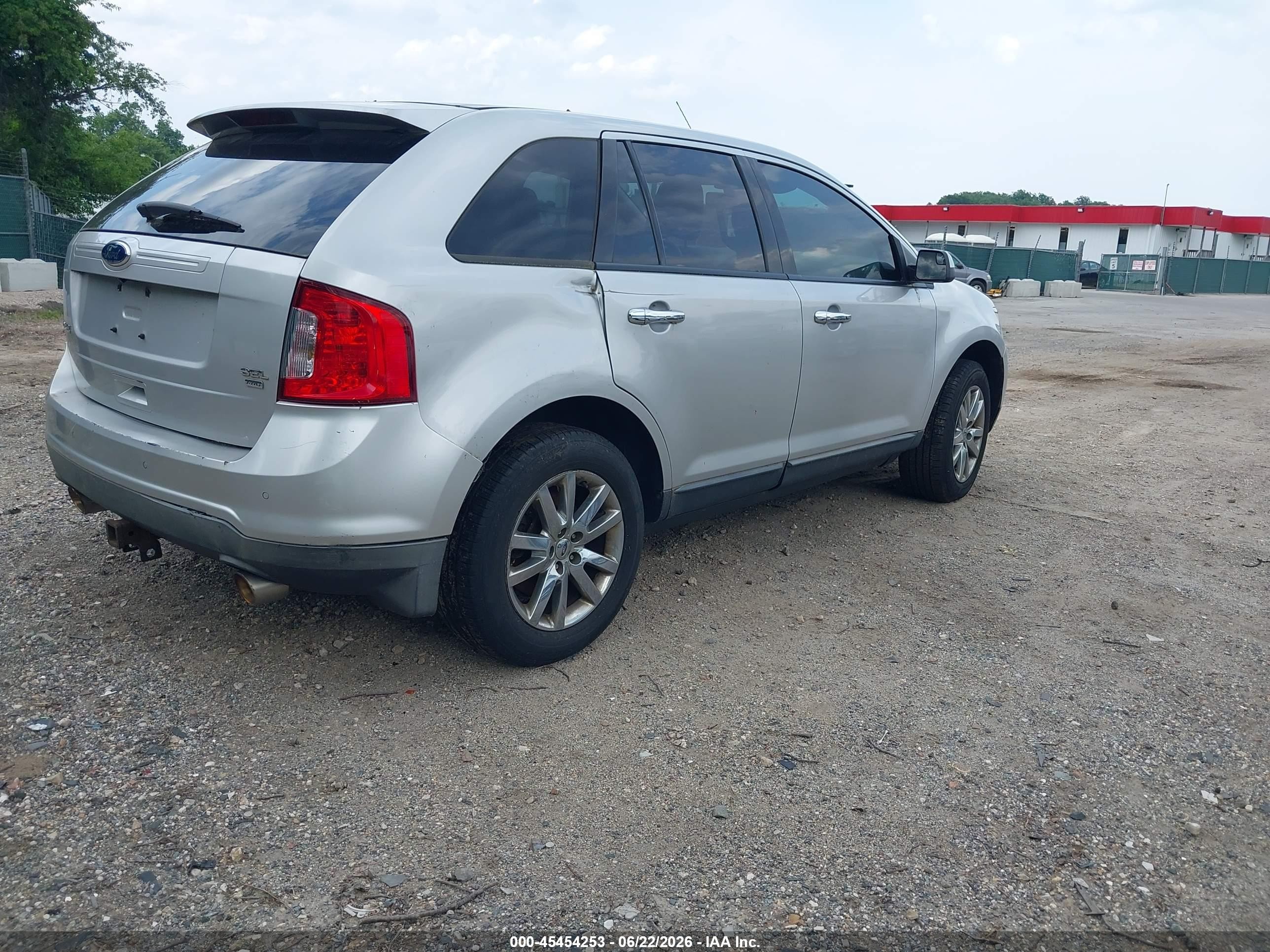 2011 Ford Edge Sel Silver vin: 2FMDK4JCXBBB65367