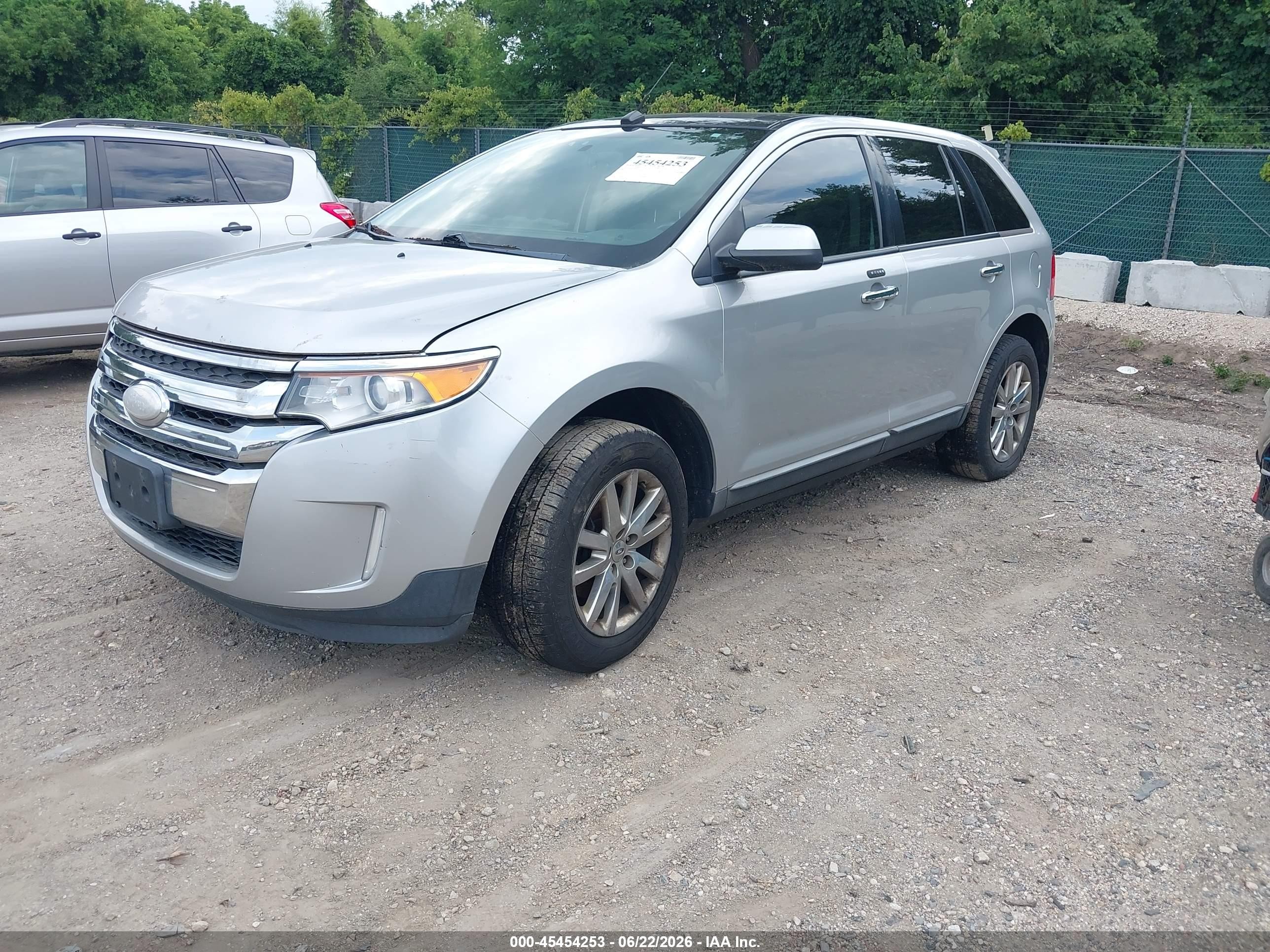 2011 Ford Edge Sel Silver vin: 2FMDK4JCXBBB65367