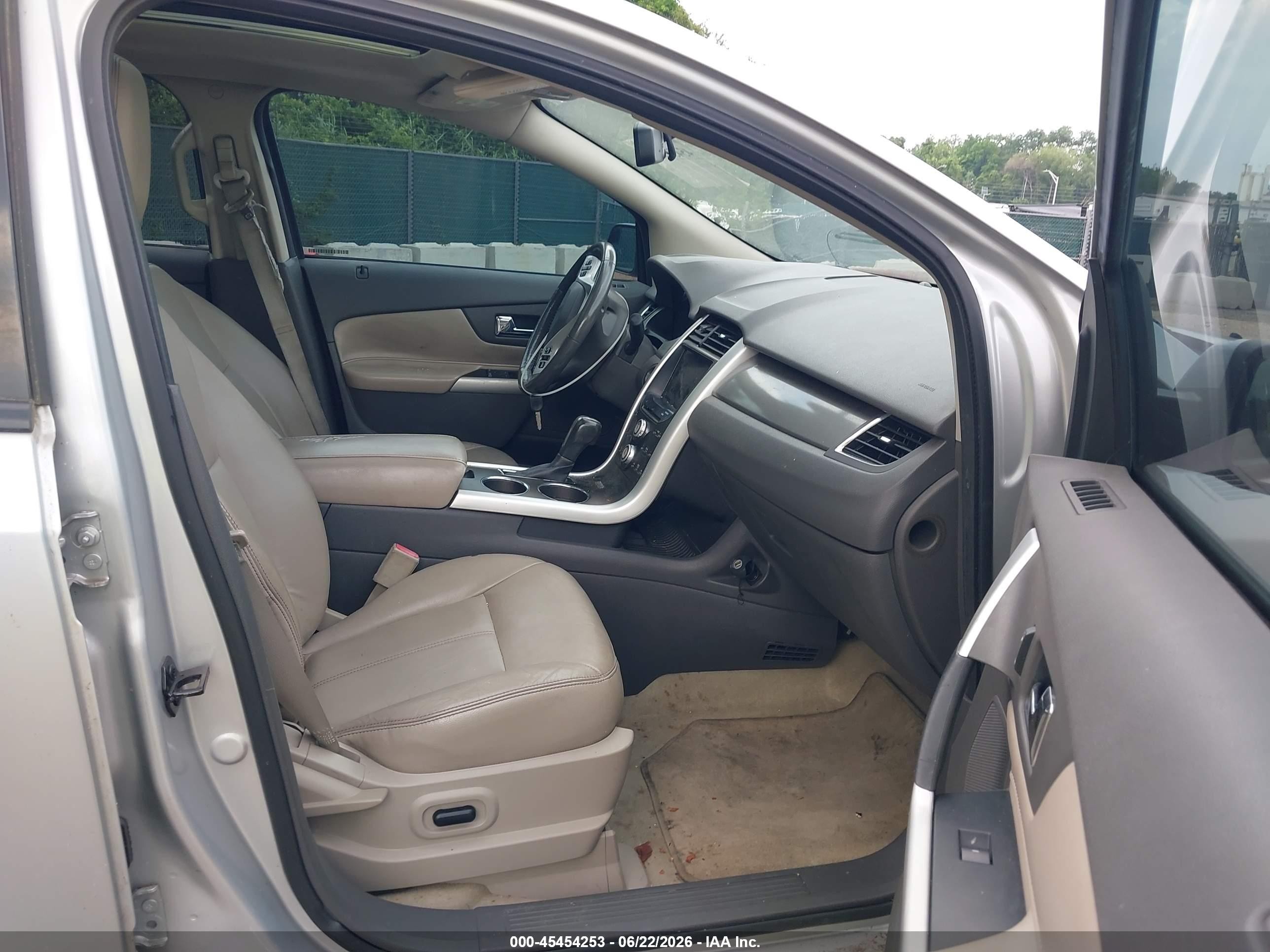 2011 Ford Edge Sel Silver vin: 2FMDK4JCXBBB65367