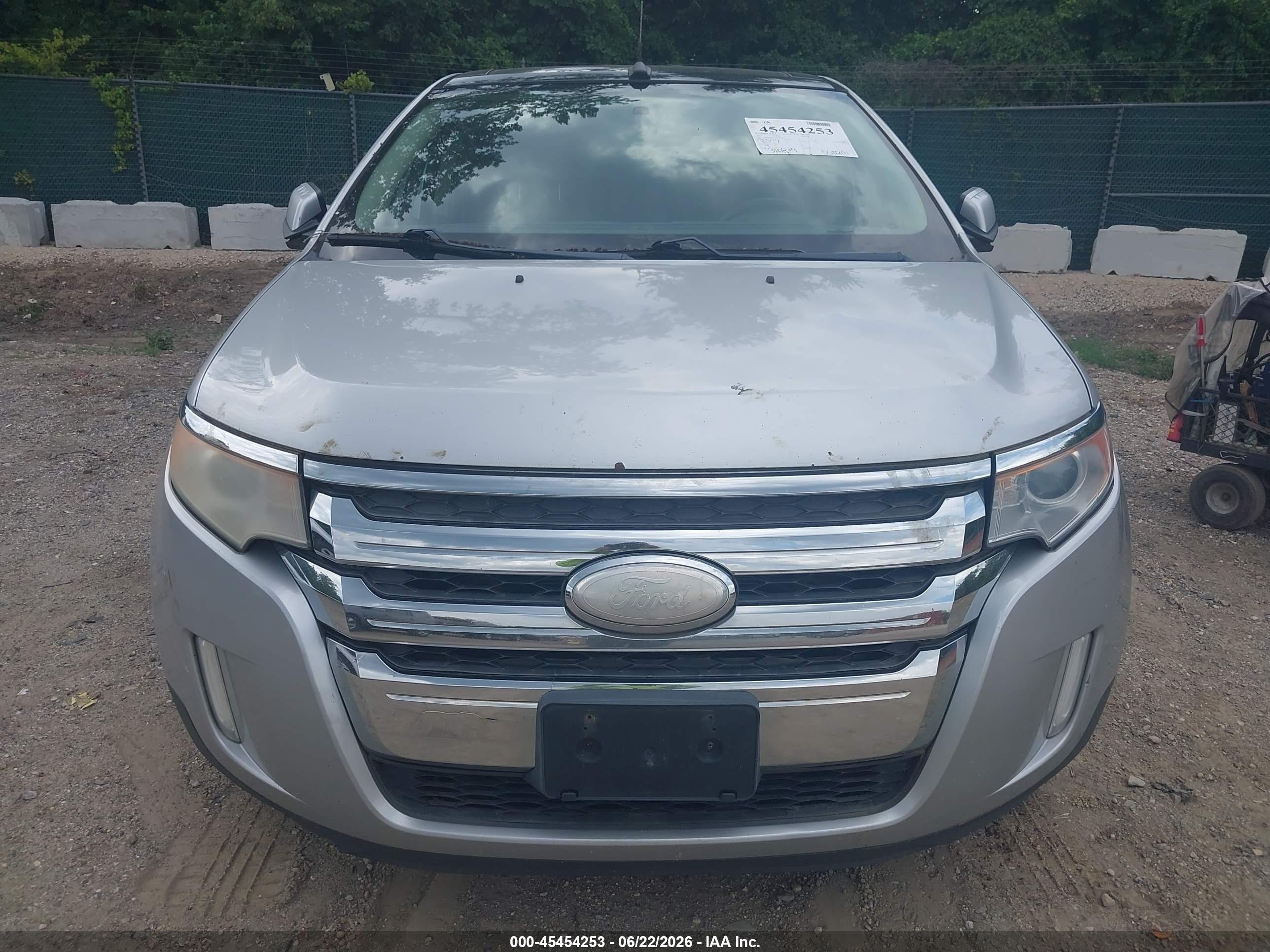2011 Ford Edge Sel Silver vin: 2FMDK4JCXBBB65367
