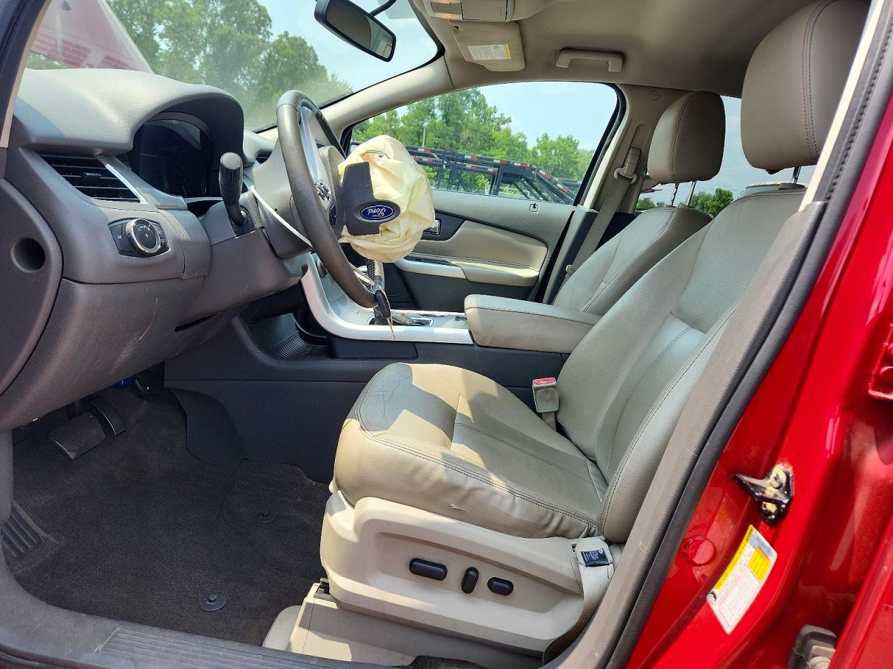 2012 Ford Edge Sel Red vin: 2FMDK4JCXCBA67523