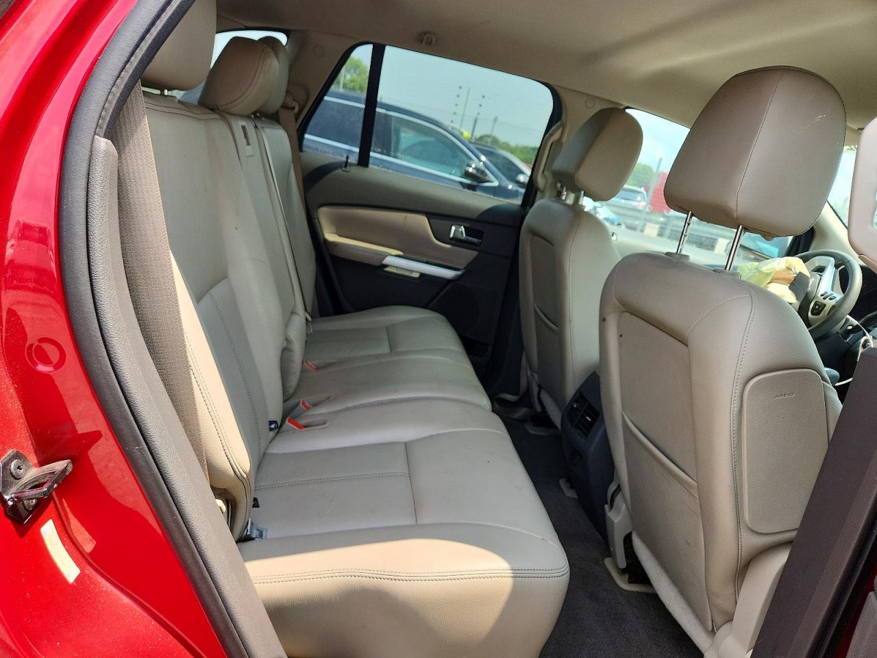 2012 Ford Edge Sel Red vin: 2FMDK4JCXCBA67523