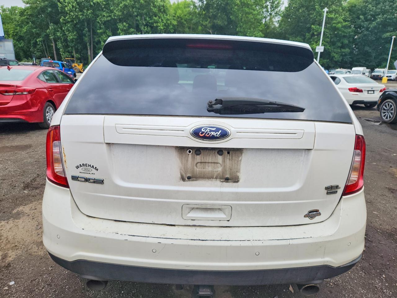 2013 Ford Edge Sel White vin: 2FMDK4JCXDBA20784