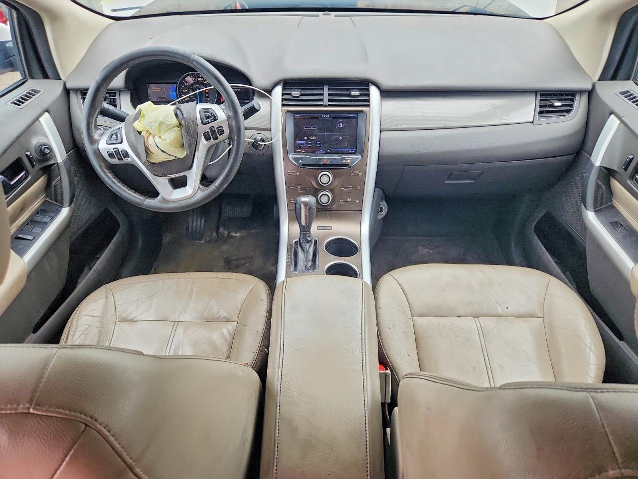 2013 Ford Edge Sel White vin: 2FMDK4JCXDBA20784