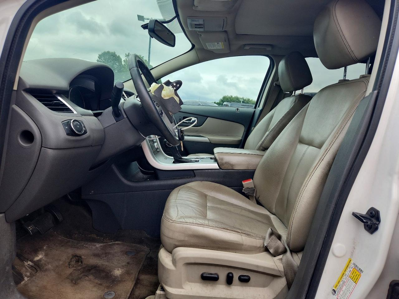 2013 Ford Edge Sel White vin: 2FMDK4JCXDBA20784