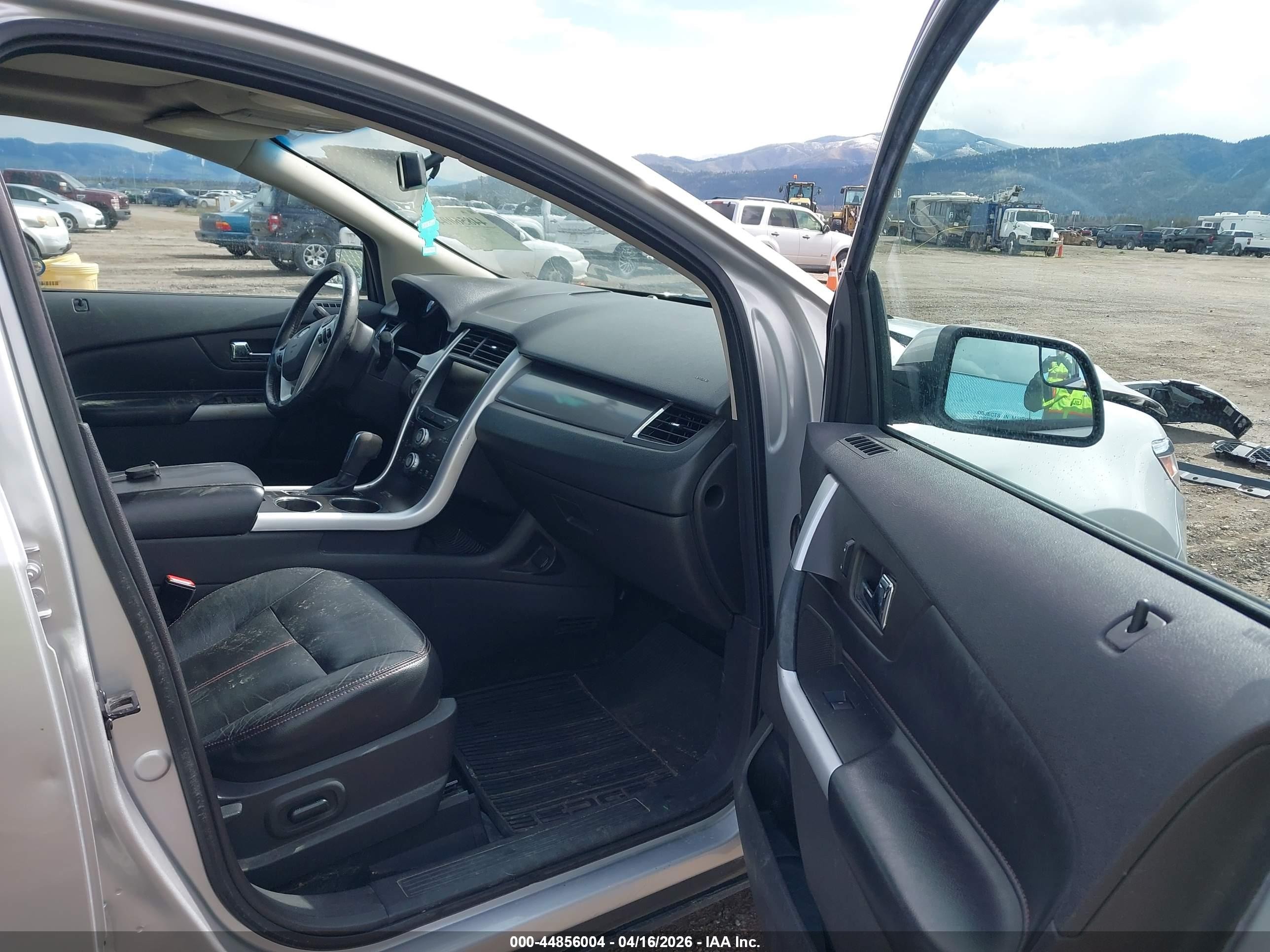 2013 Ford Edge Sel Silver vin: 2FMDK4JCXDBA23863
