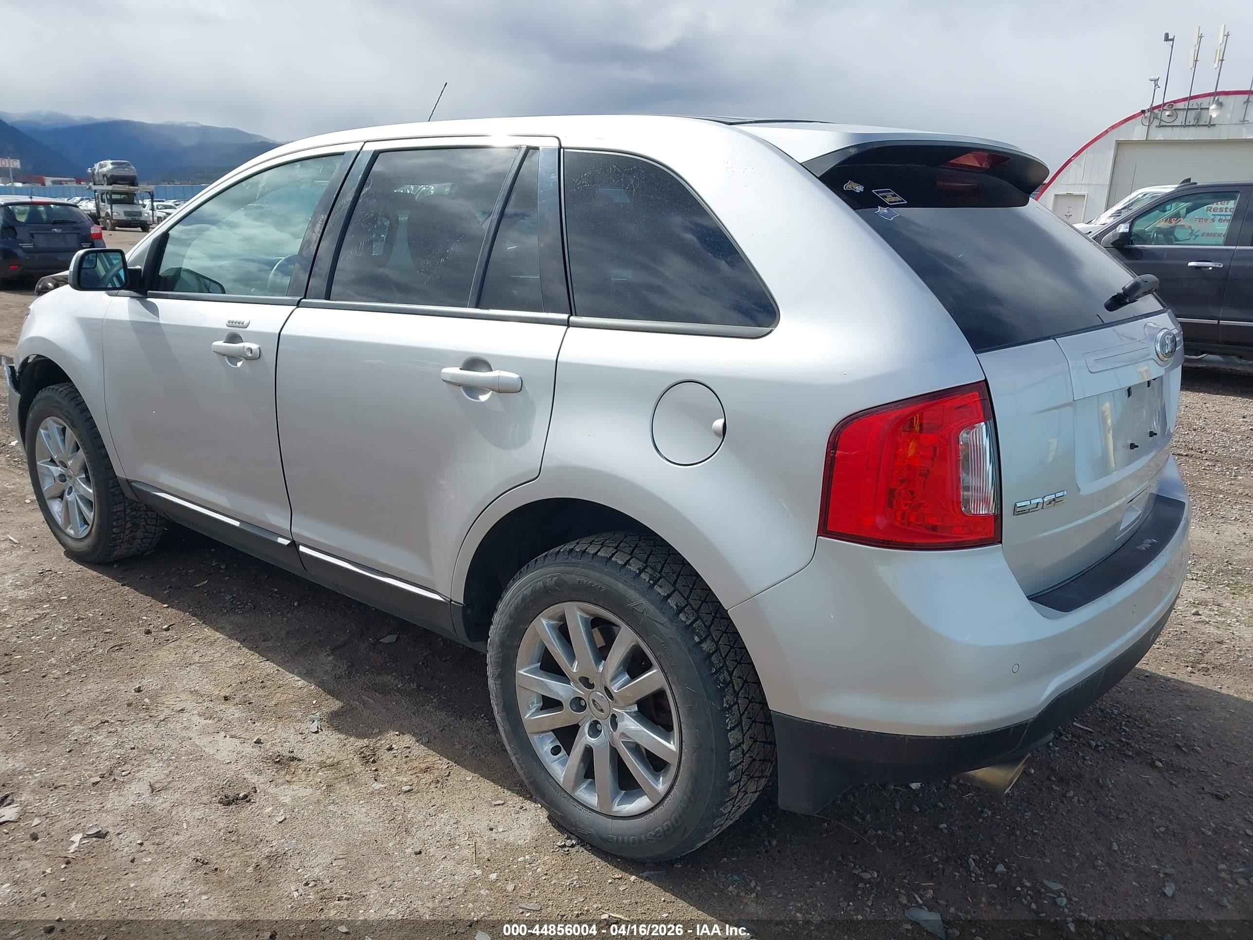 2013 Ford Edge Sel Silver vin: 2FMDK4JCXDBA23863