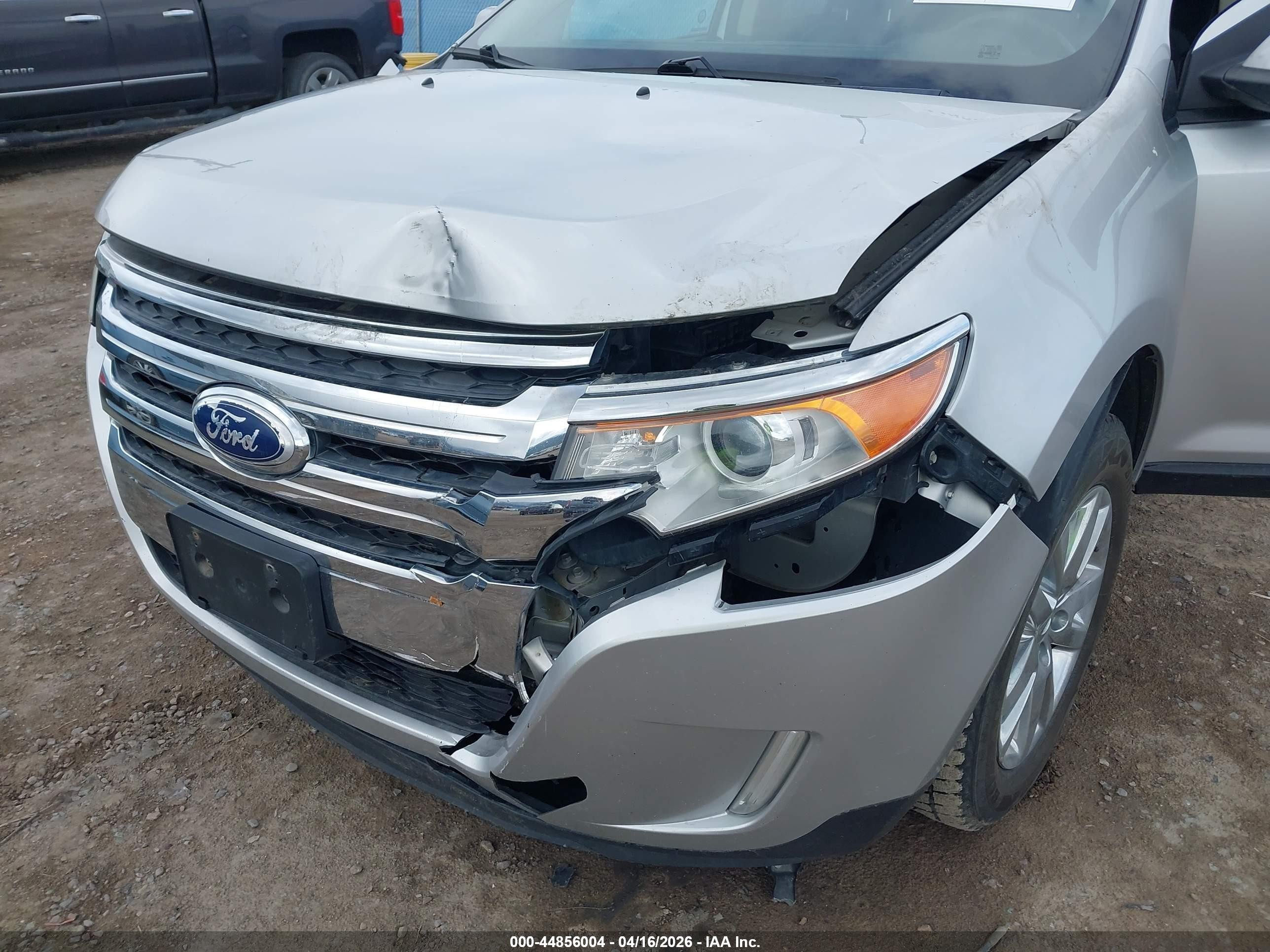 2013 Ford Edge Sel Silver vin: 2FMDK4JCXDBA23863