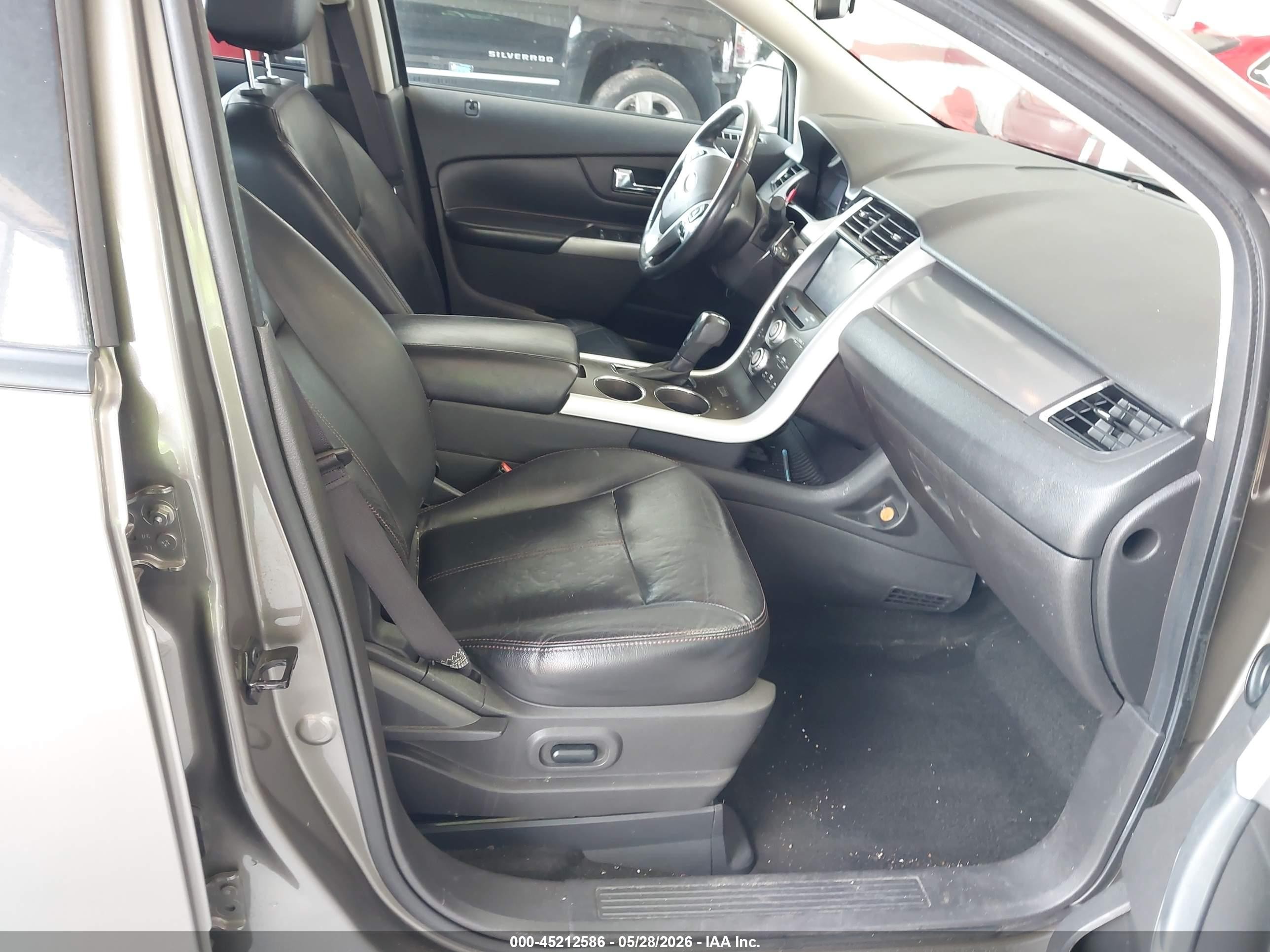2013 Ford Edge Sel Beige vin: 2FMDK4JCXDBA40033