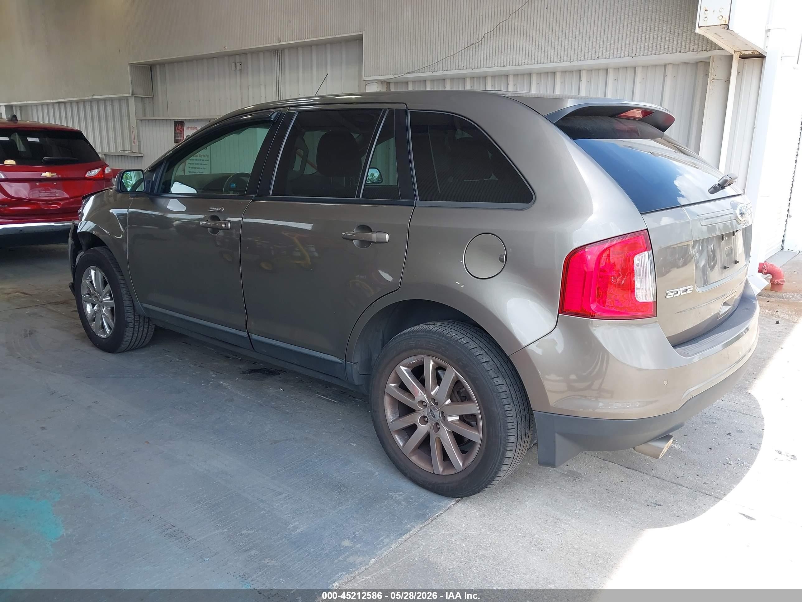 2013 Ford Edge Sel Beige vin: 2FMDK4JCXDBA40033