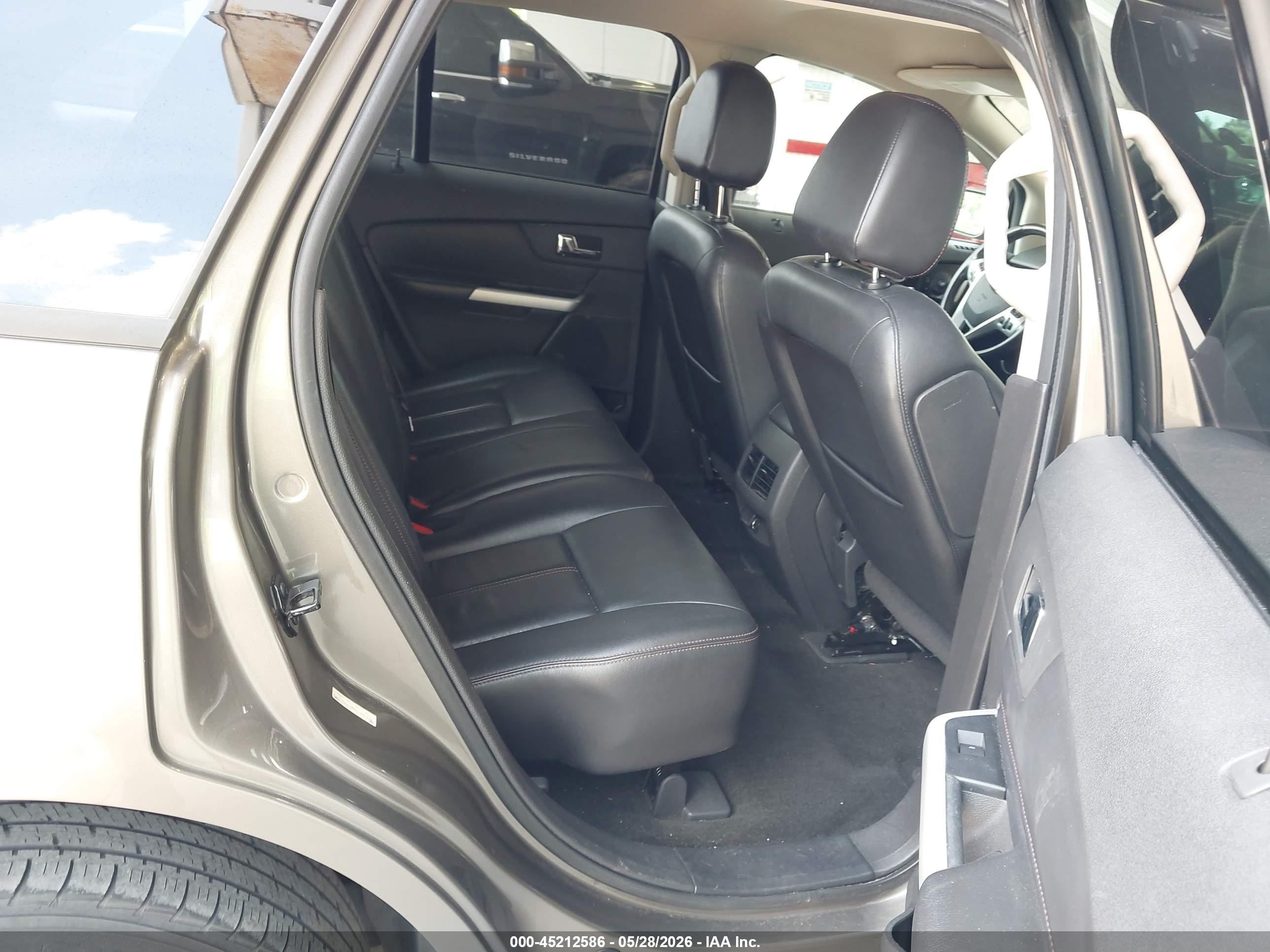 2013 Ford Edge Sel Beige vin: 2FMDK4JCXDBA40033