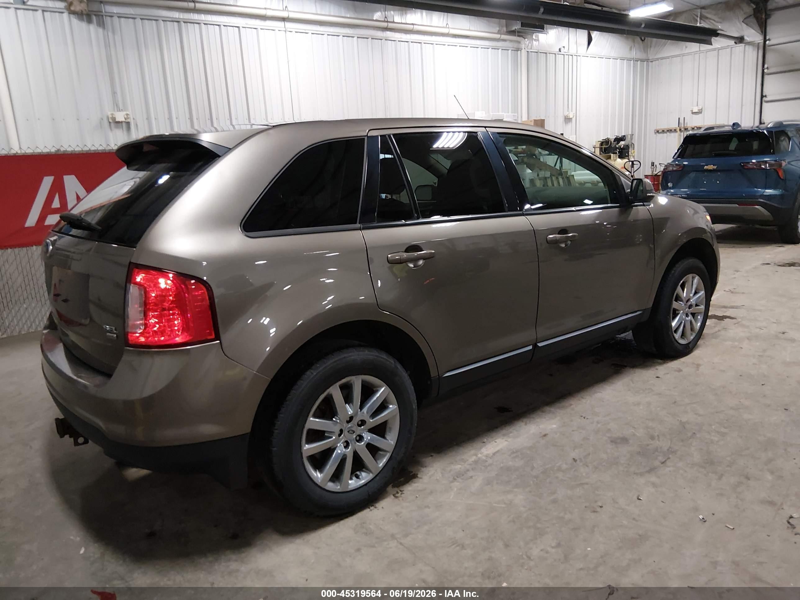 2013 Ford Edge Sel Gold vin: 2FMDK4JCXDBB08847