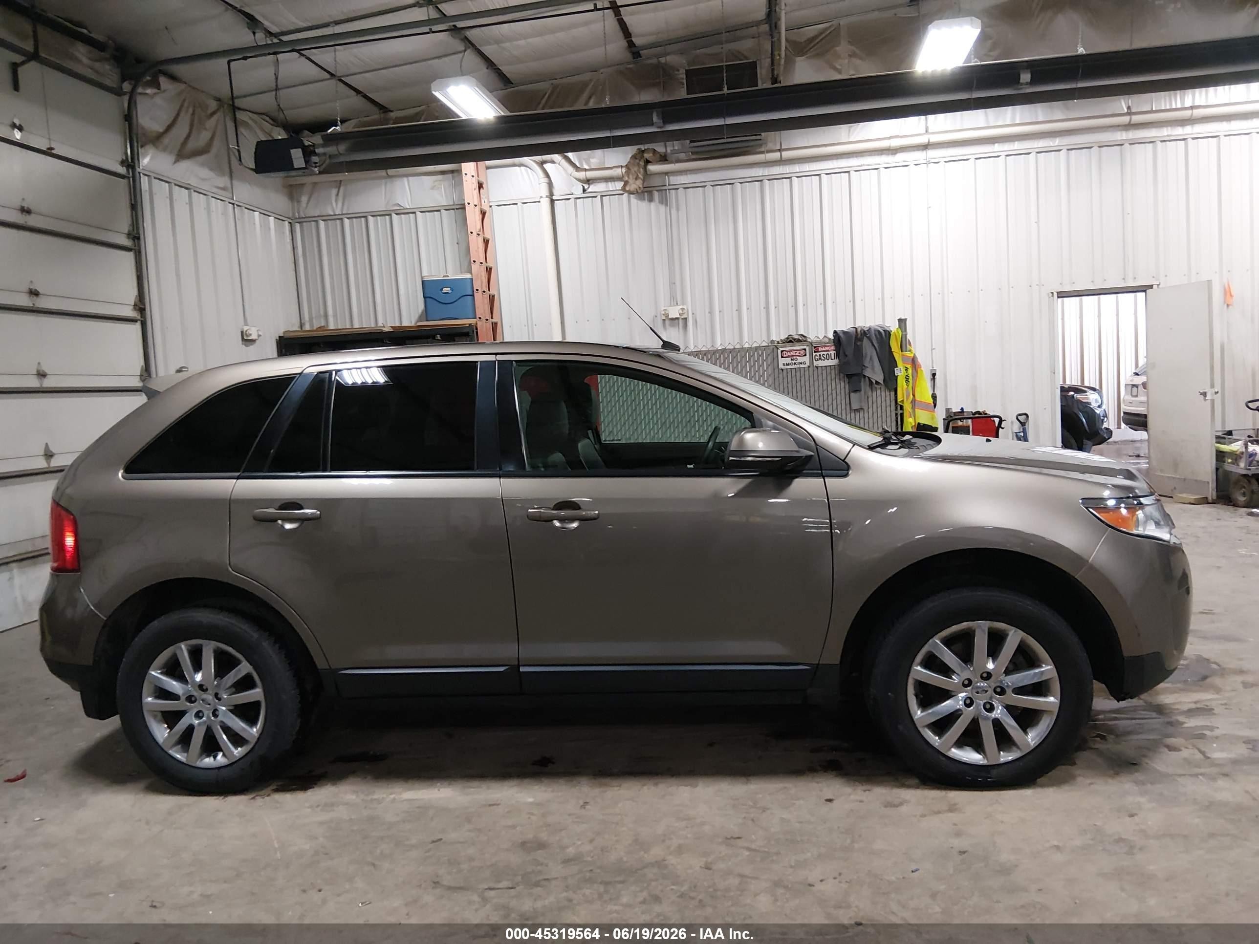 2013 Ford Edge Sel Gold vin: 2FMDK4JCXDBB08847