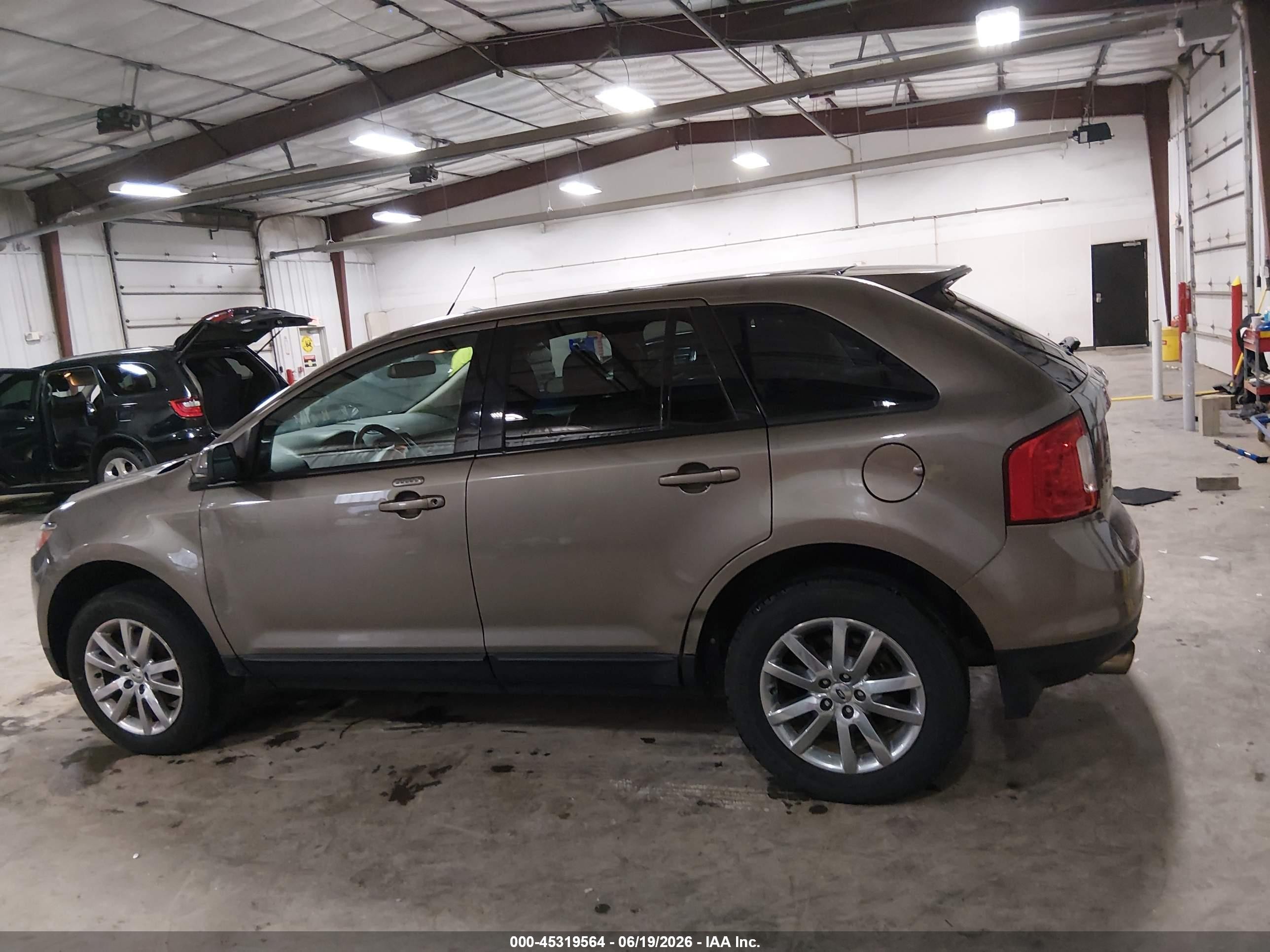 2013 Ford Edge Sel Gold vin: 2FMDK4JCXDBB08847