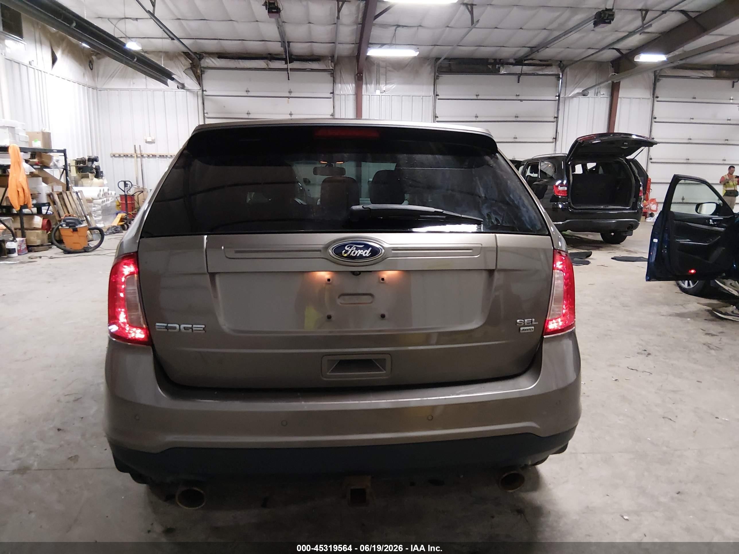 2013 Ford Edge Sel Gold vin: 2FMDK4JCXDBB08847