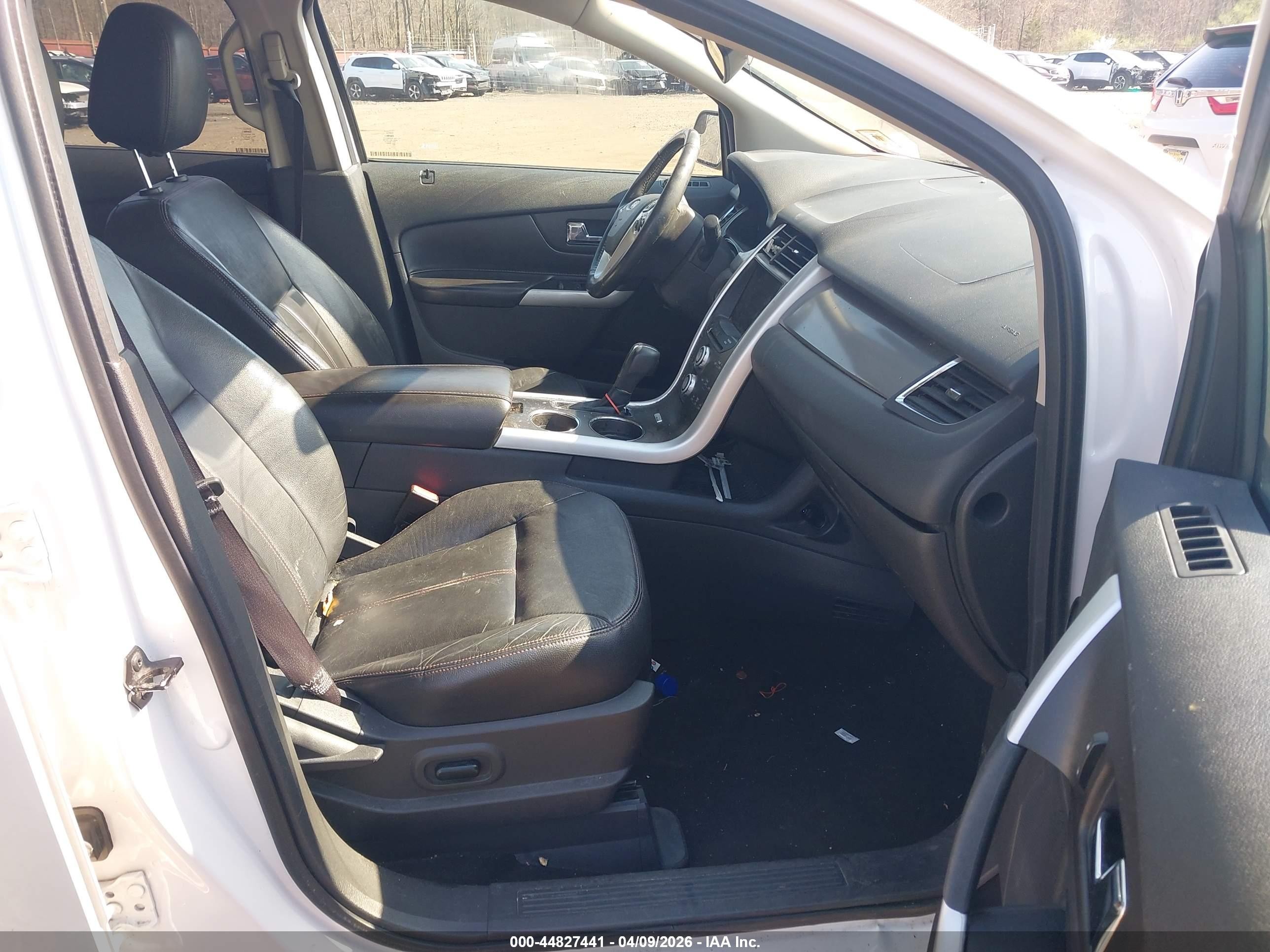 2013 Ford Edge Sel White vin: 2FMDK4JCXDBB48894