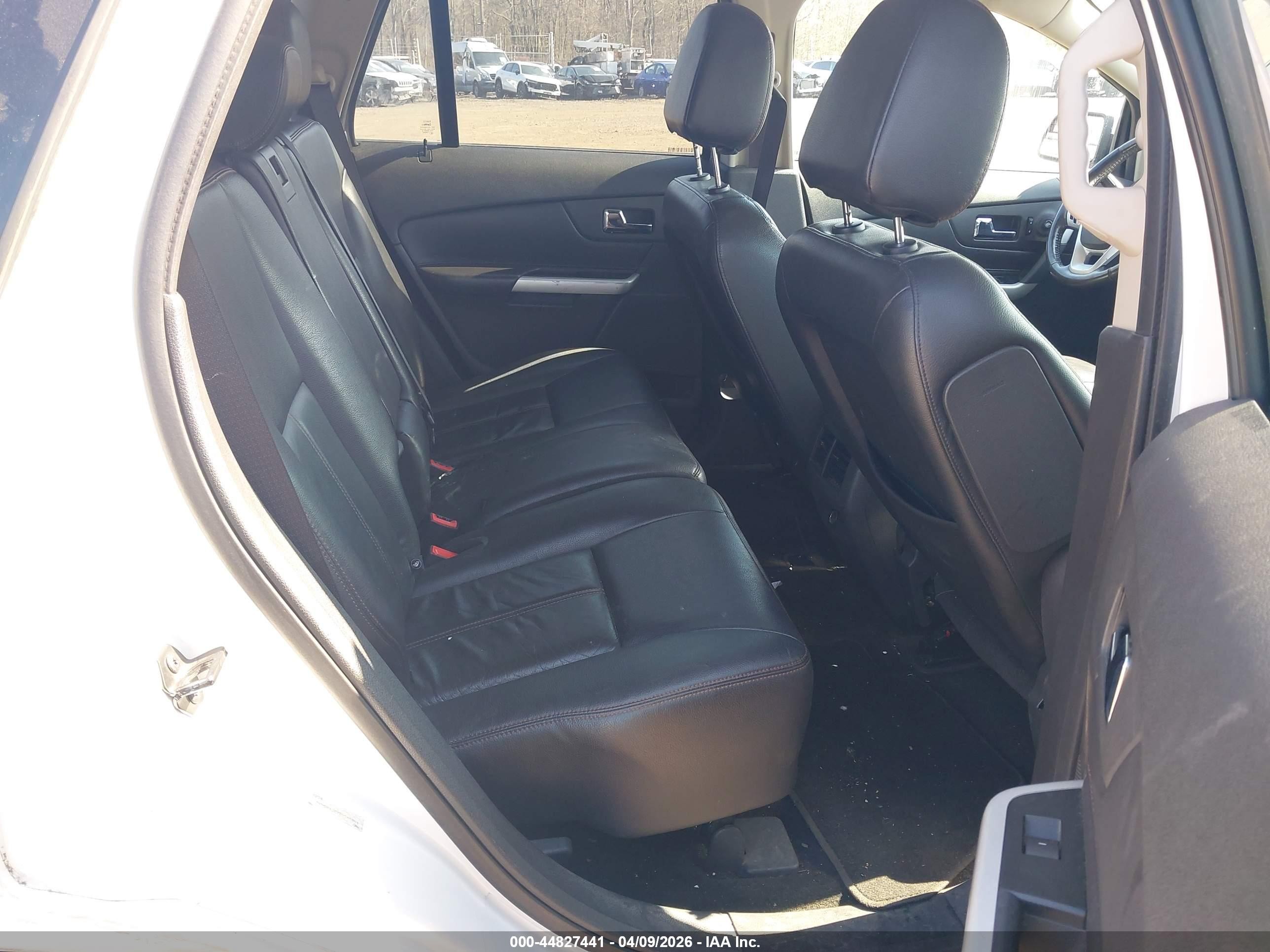 2013 Ford Edge Sel White vin: 2FMDK4JCXDBB48894