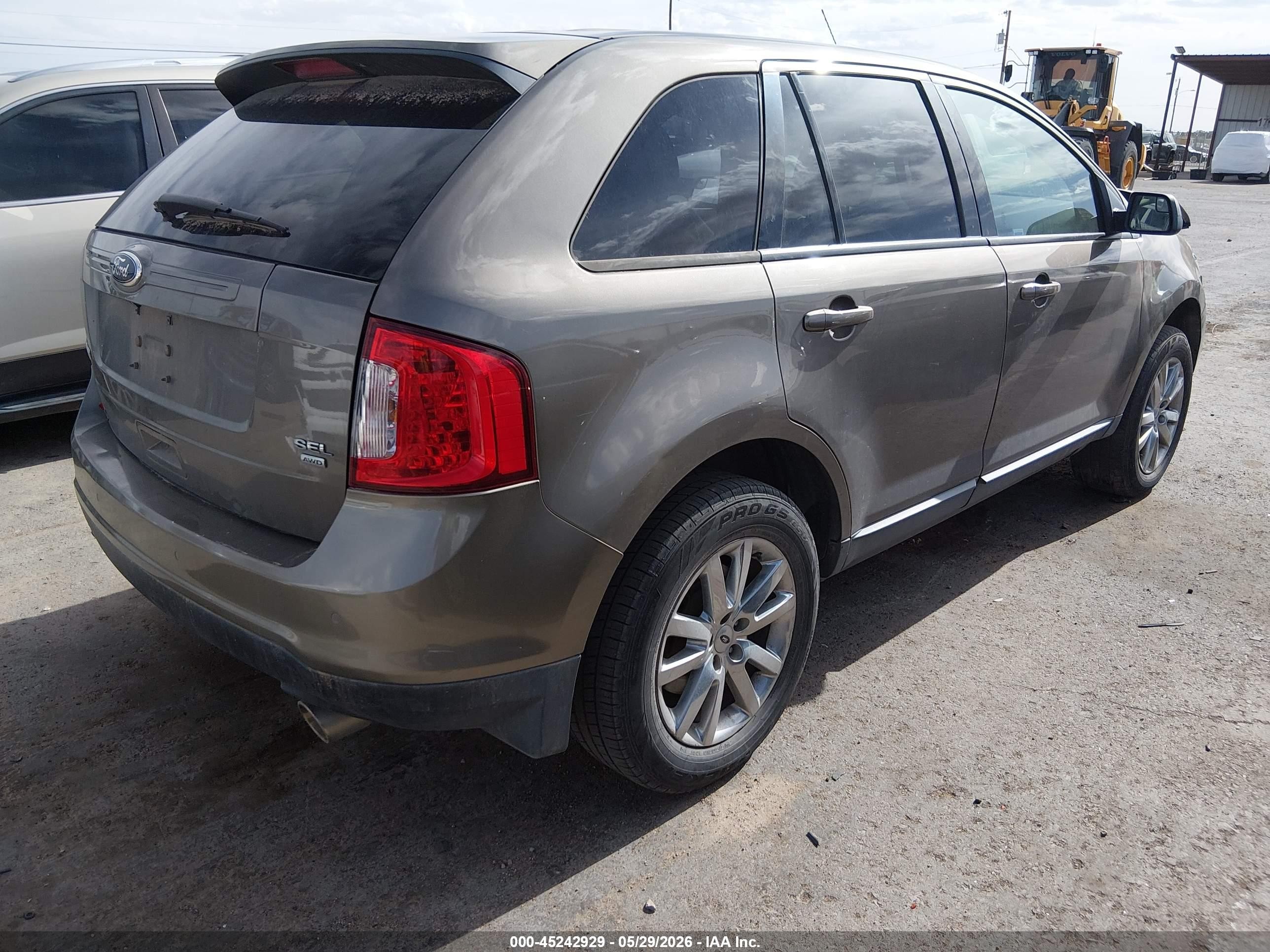 2013 Ford Edge Sel Brown vin: 2FMDK4JCXDBB62469