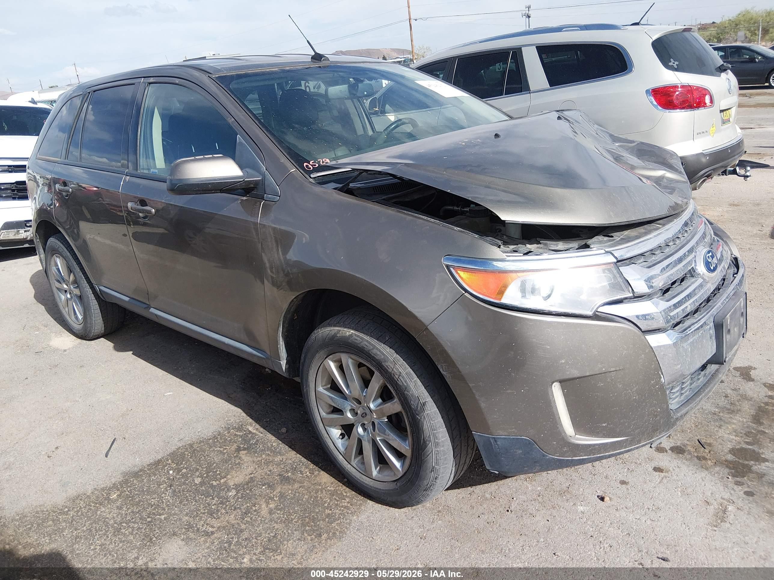 2013 Ford Edge Sel Brown vin: 2FMDK4JCXDBB62469