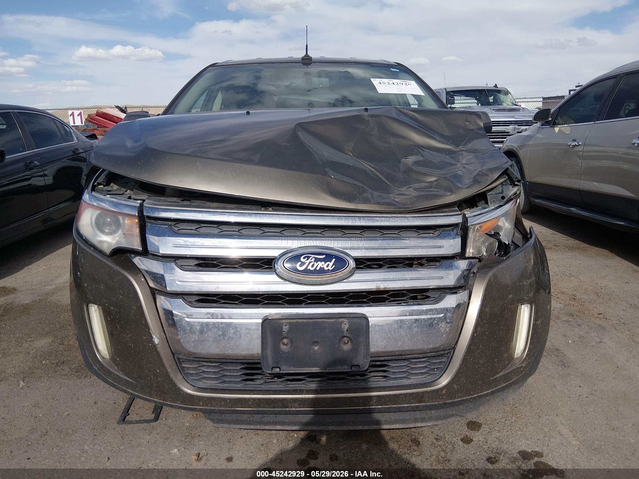 2013 Ford Edge Sel Brown vin: 2FMDK4JCXDBB62469