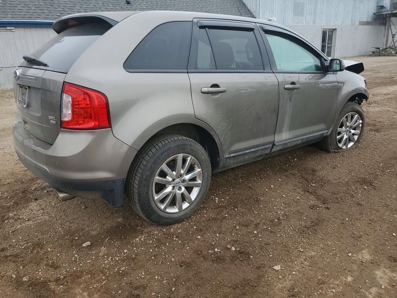 2013 Ford Edge Sel Brown vin: 2FMDK4JCXDBC00007