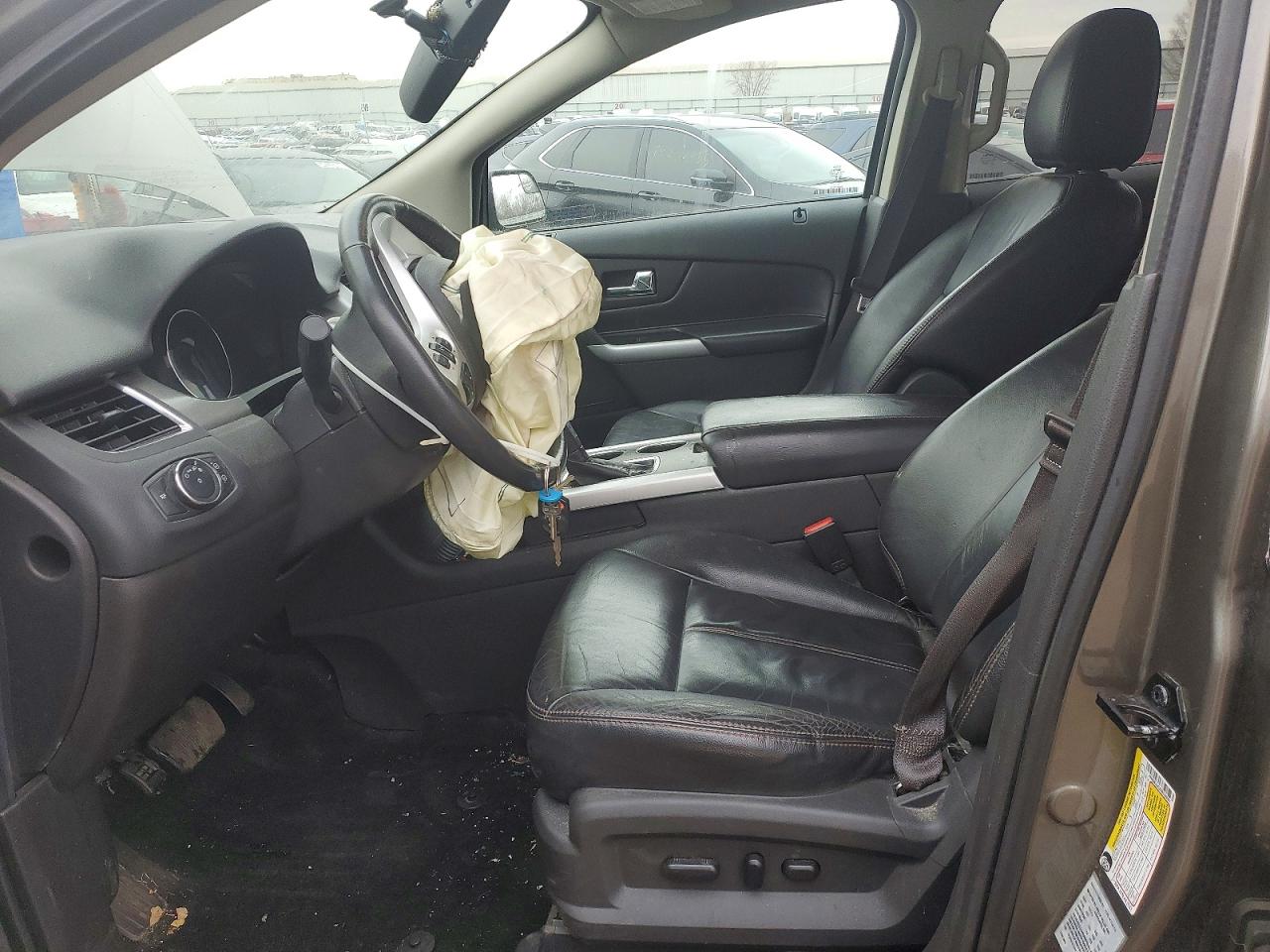 2013 Ford Edge Sel Brown vin: 2FMDK4JCXDBC00007