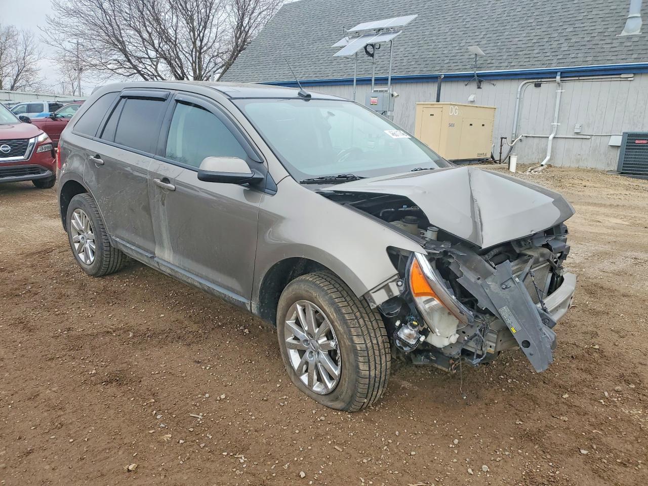 2013 Ford Edge Sel Brown vin: 2FMDK4JCXDBC00007