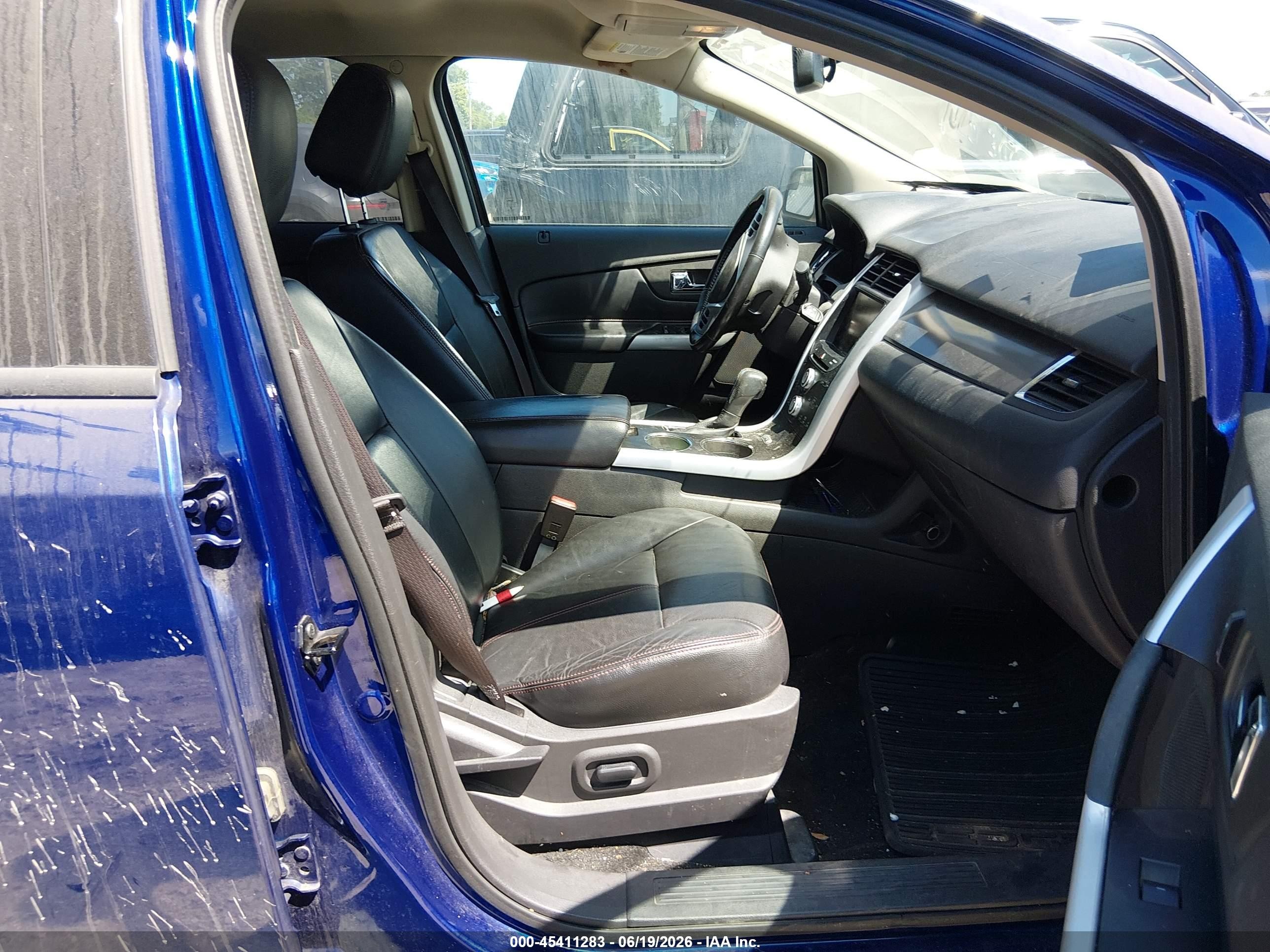 2013 Ford Edge Sel Dark Blue vin: 2FMDK4JCXDBC40779