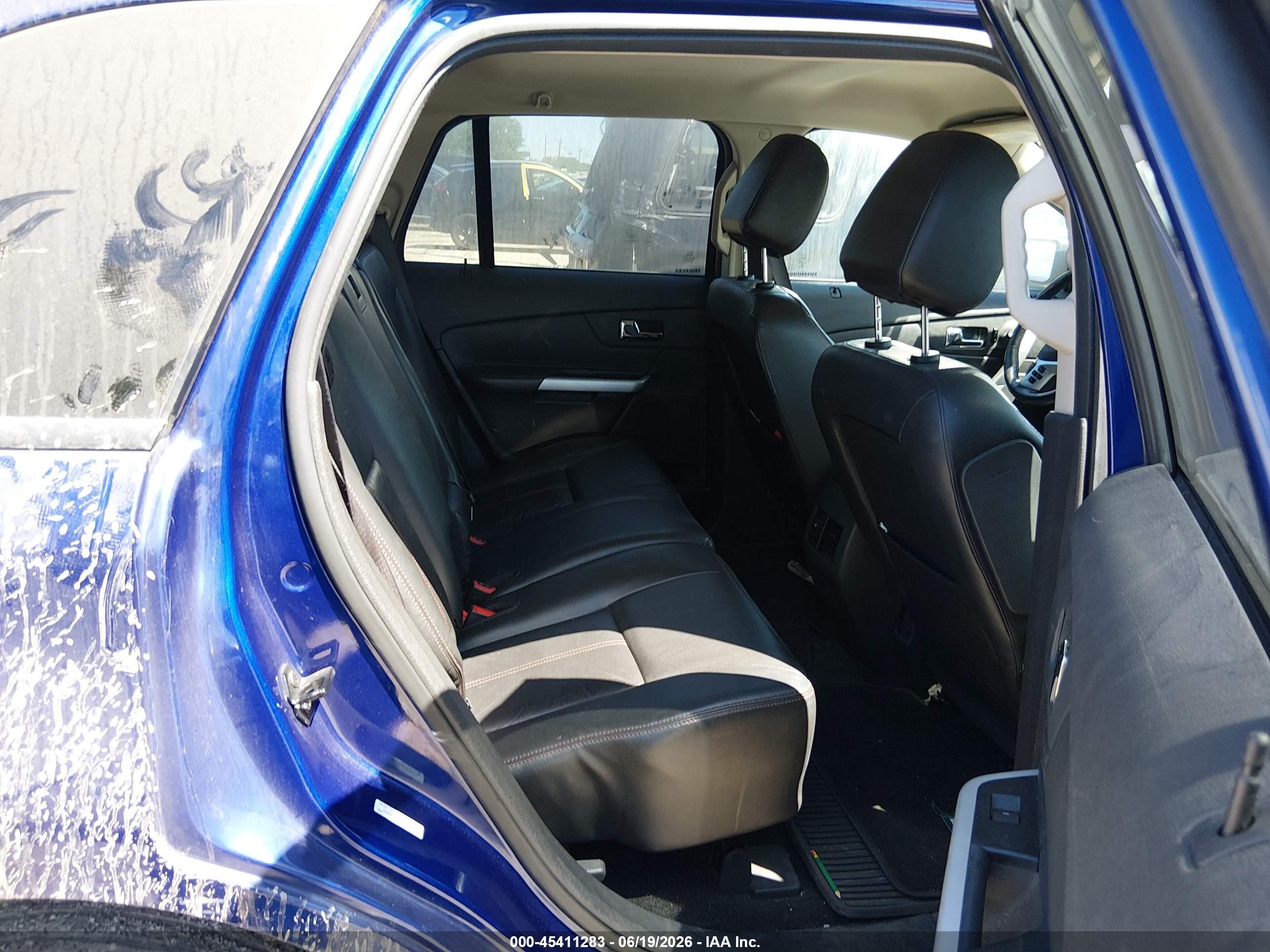 2013 Ford Edge Sel Dark Blue vin: 2FMDK4JCXDBC40779