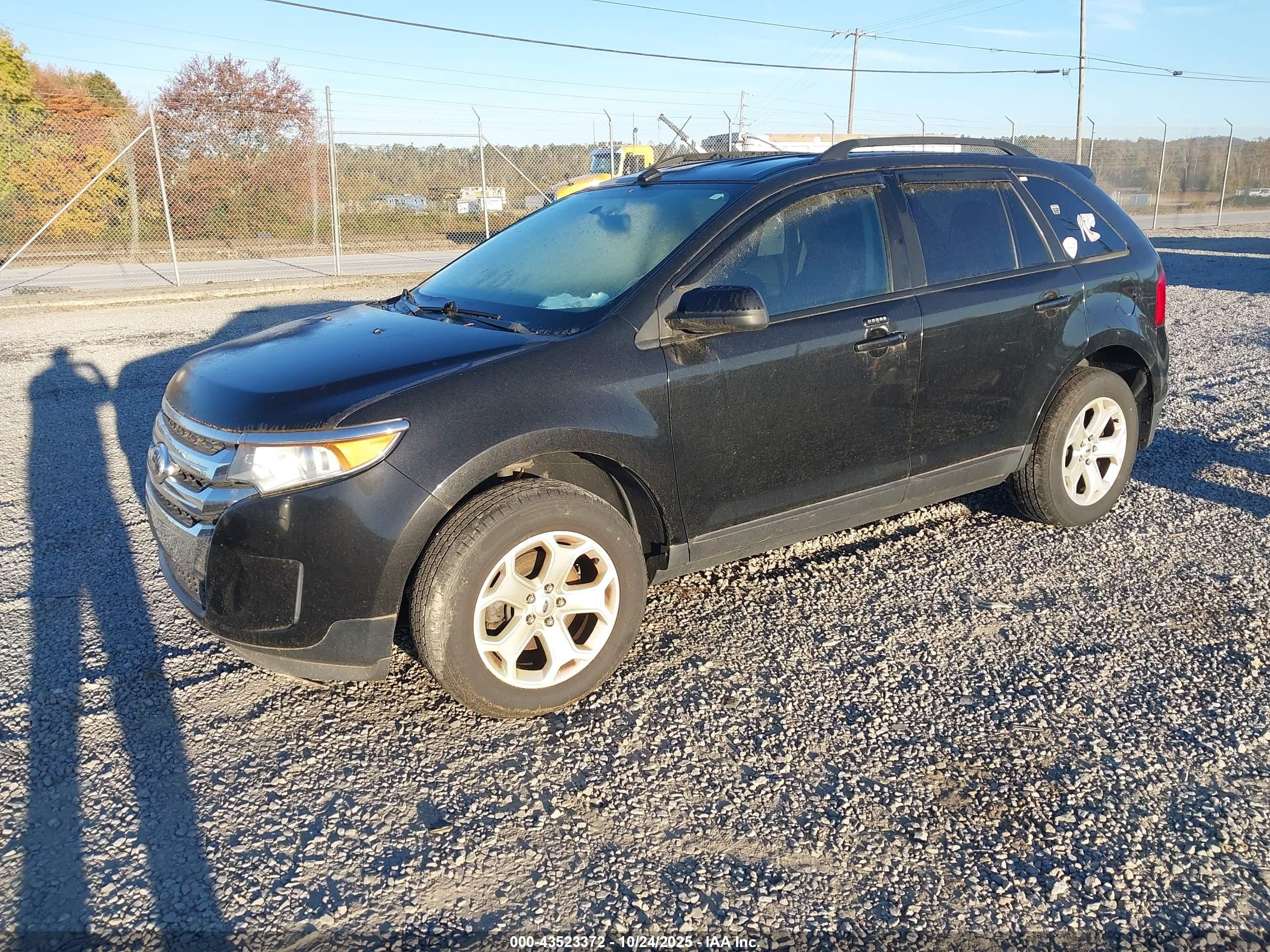 2013 Ford Edge Sel Black vin: 2FMDK4JCXDBC42189