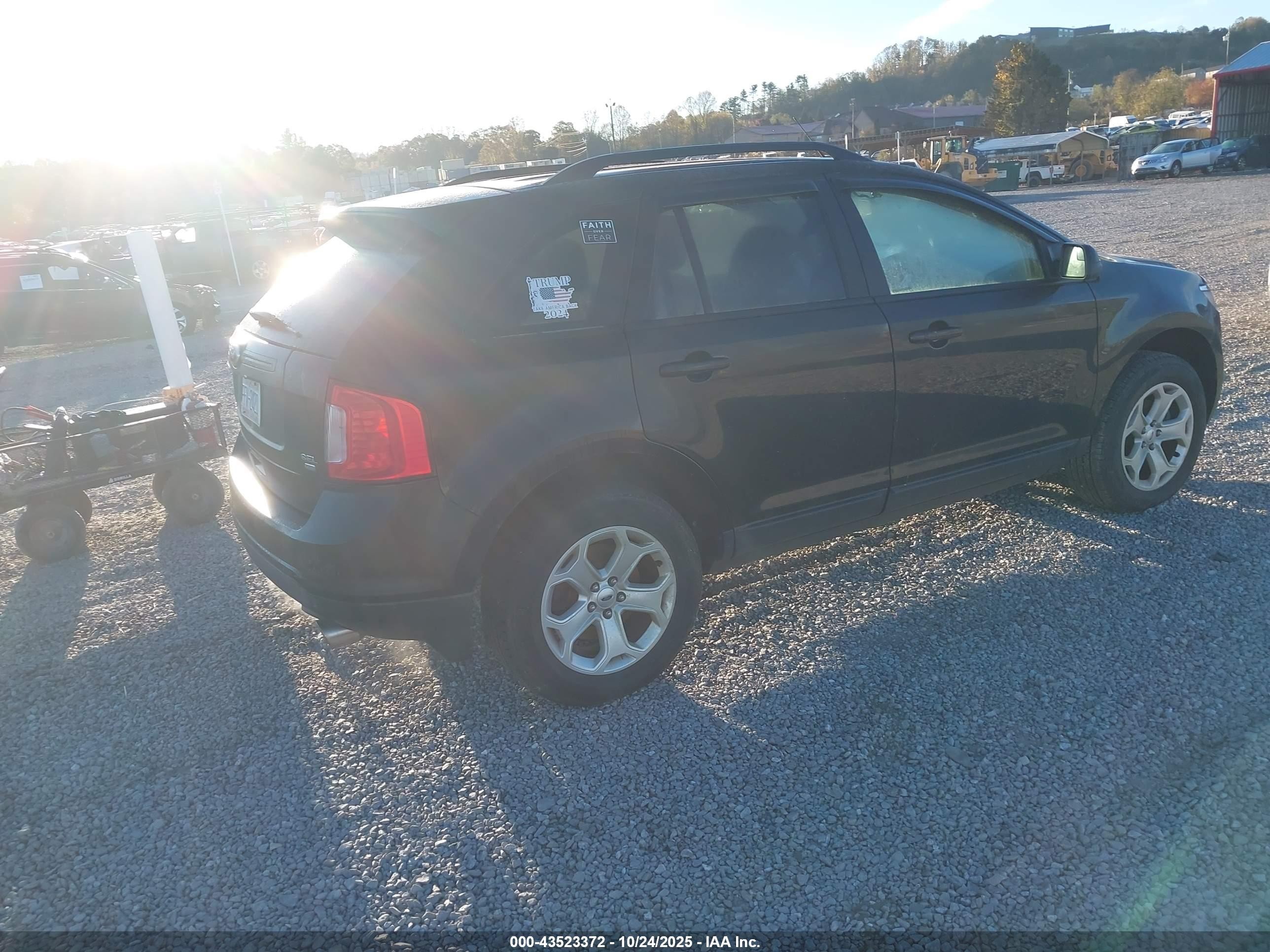 2013 Ford Edge Sel Black vin: 2FMDK4JCXDBC42189