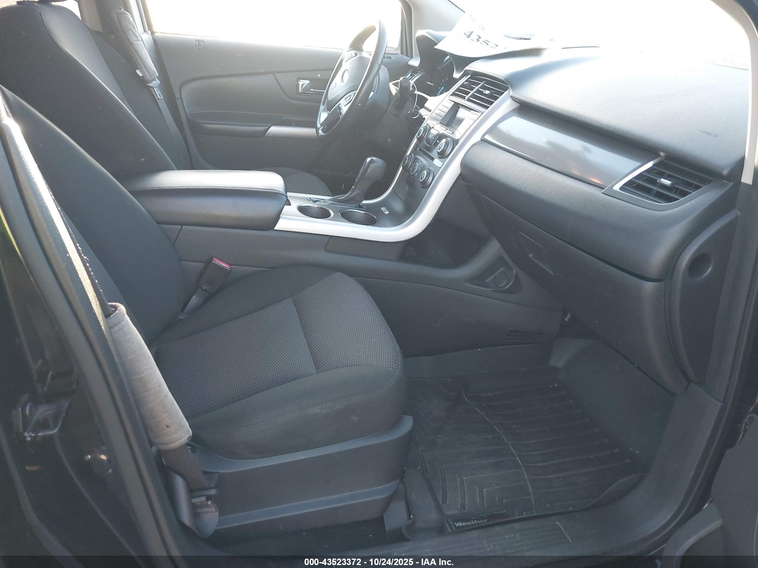 2013 Ford Edge Sel Black vin: 2FMDK4JCXDBC42189