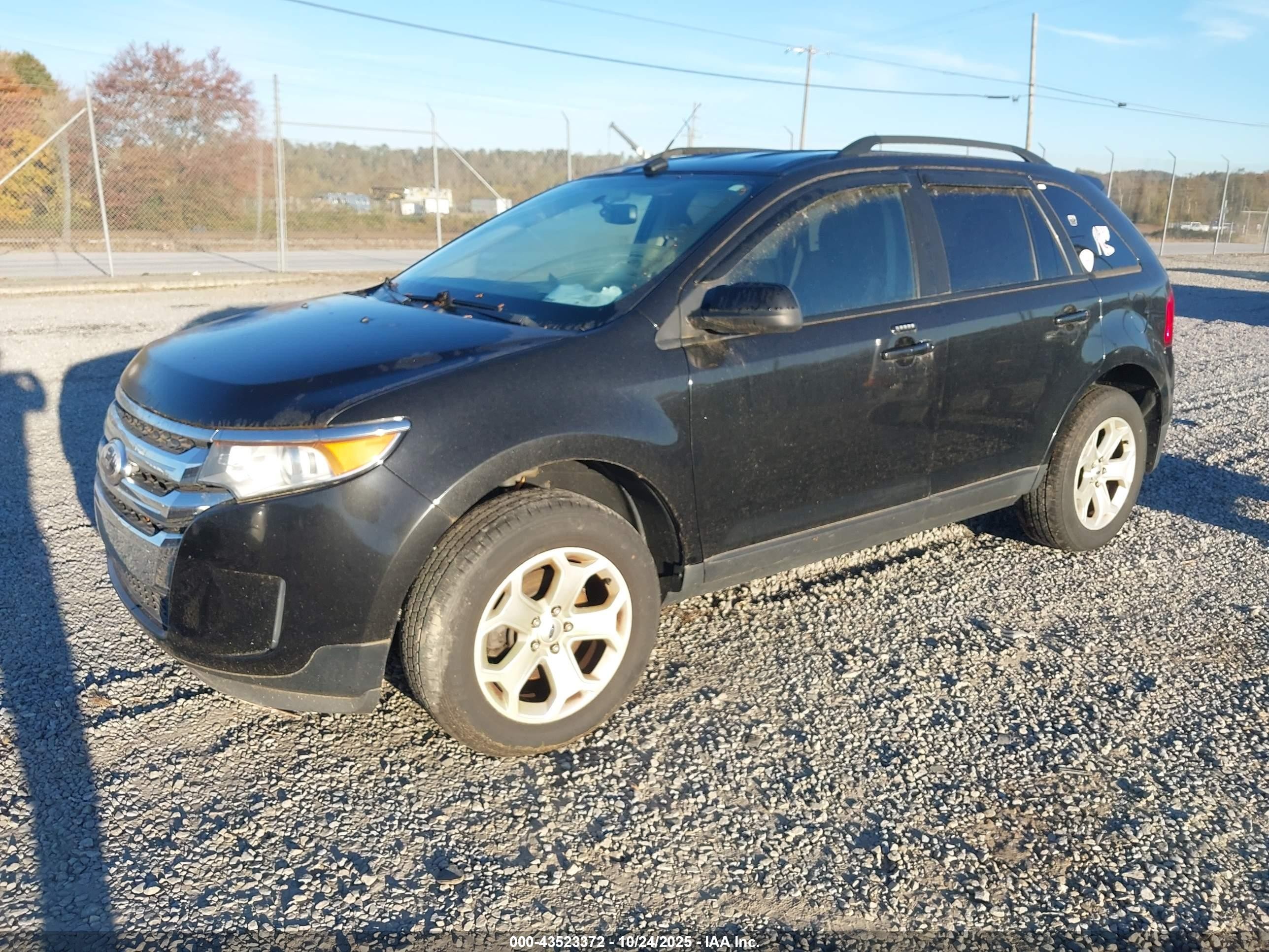 2013 Ford Edge Sel Black vin: 2FMDK4JCXDBC42189