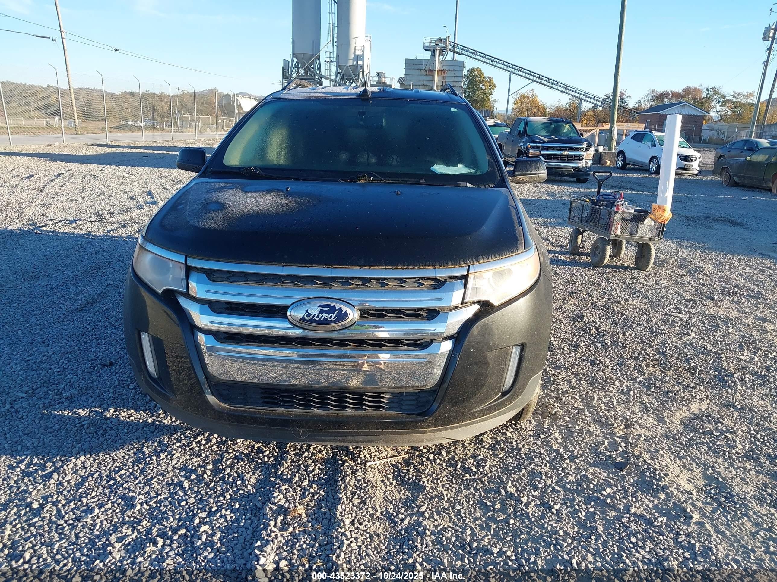 2013 Ford Edge Sel Black vin: 2FMDK4JCXDBC42189