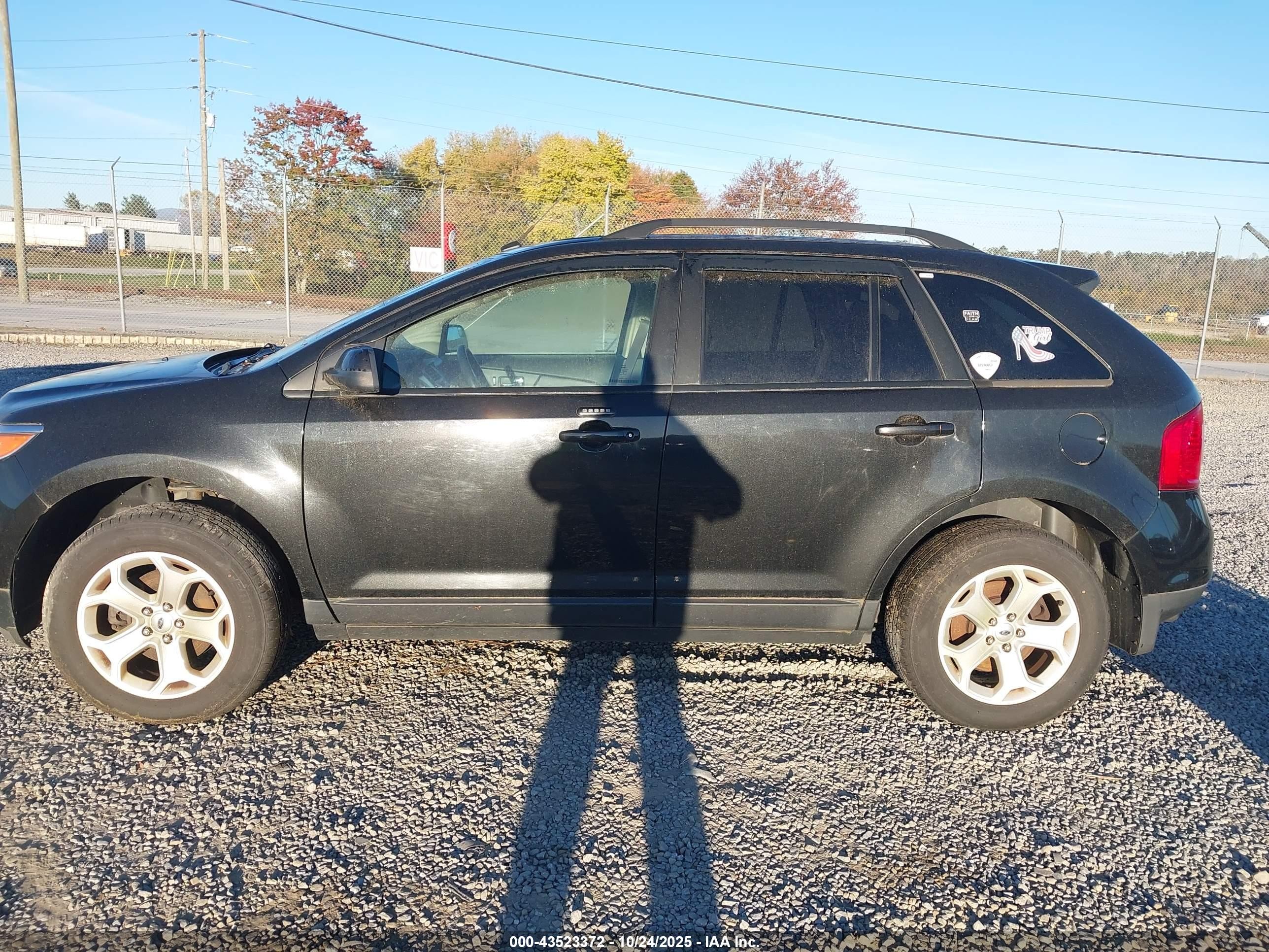 2013 Ford Edge Sel Black vin: 2FMDK4JCXDBC42189