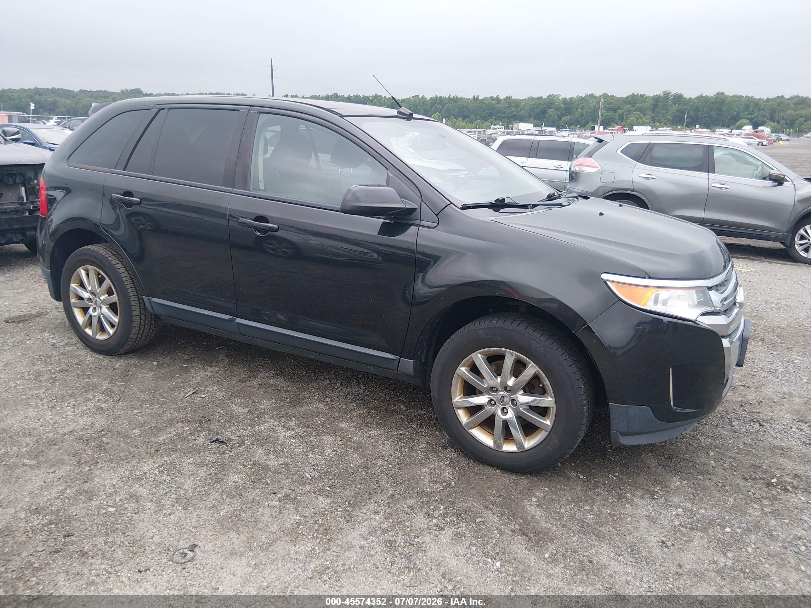 2013 Ford Edge Sel Black vin: 2FMDK4JCXDBC52656