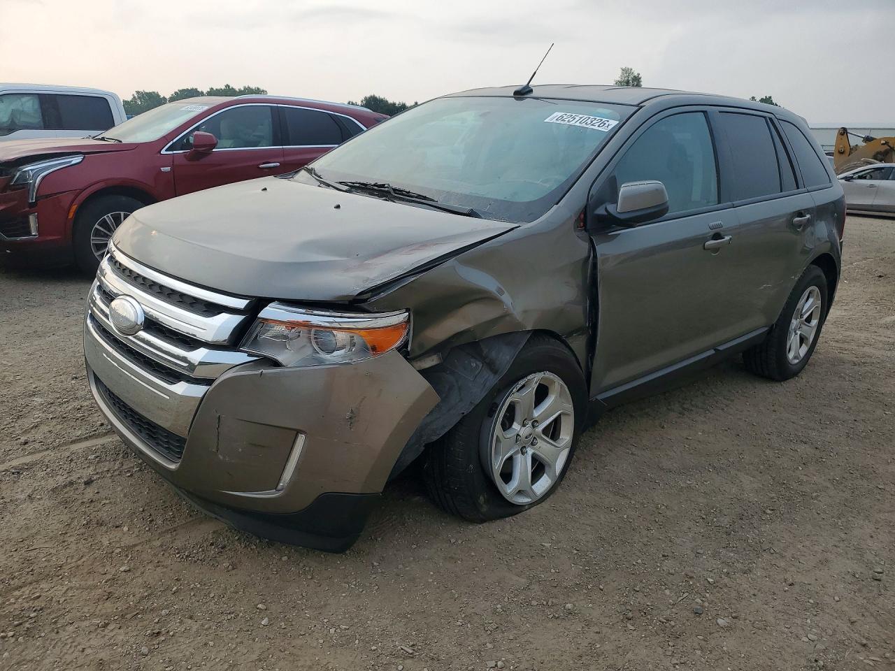 2013 Ford Edge Sel Gray vin: 2FMDK4JCXDBC80991